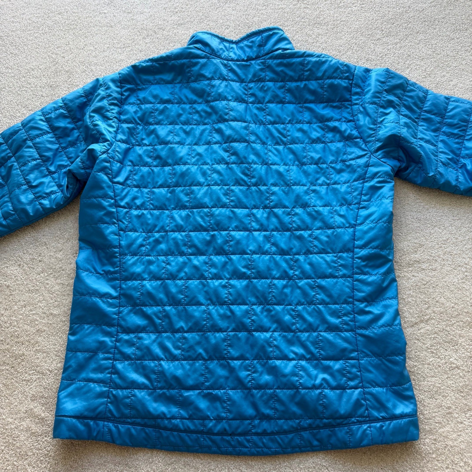 Patagonia Nano Puff Jacket Men’s Quilted Large Blue Full Zip Outdoor 84211