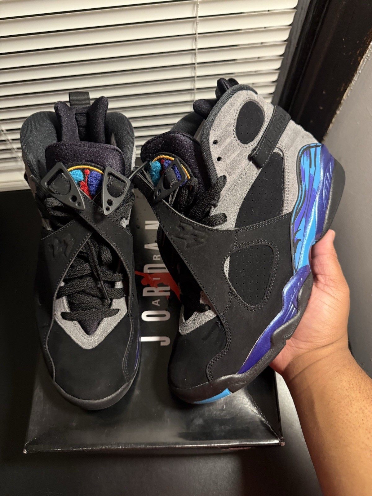 Air Jordan 8 Retro 2025 Aqua Size 8 Clean Condition