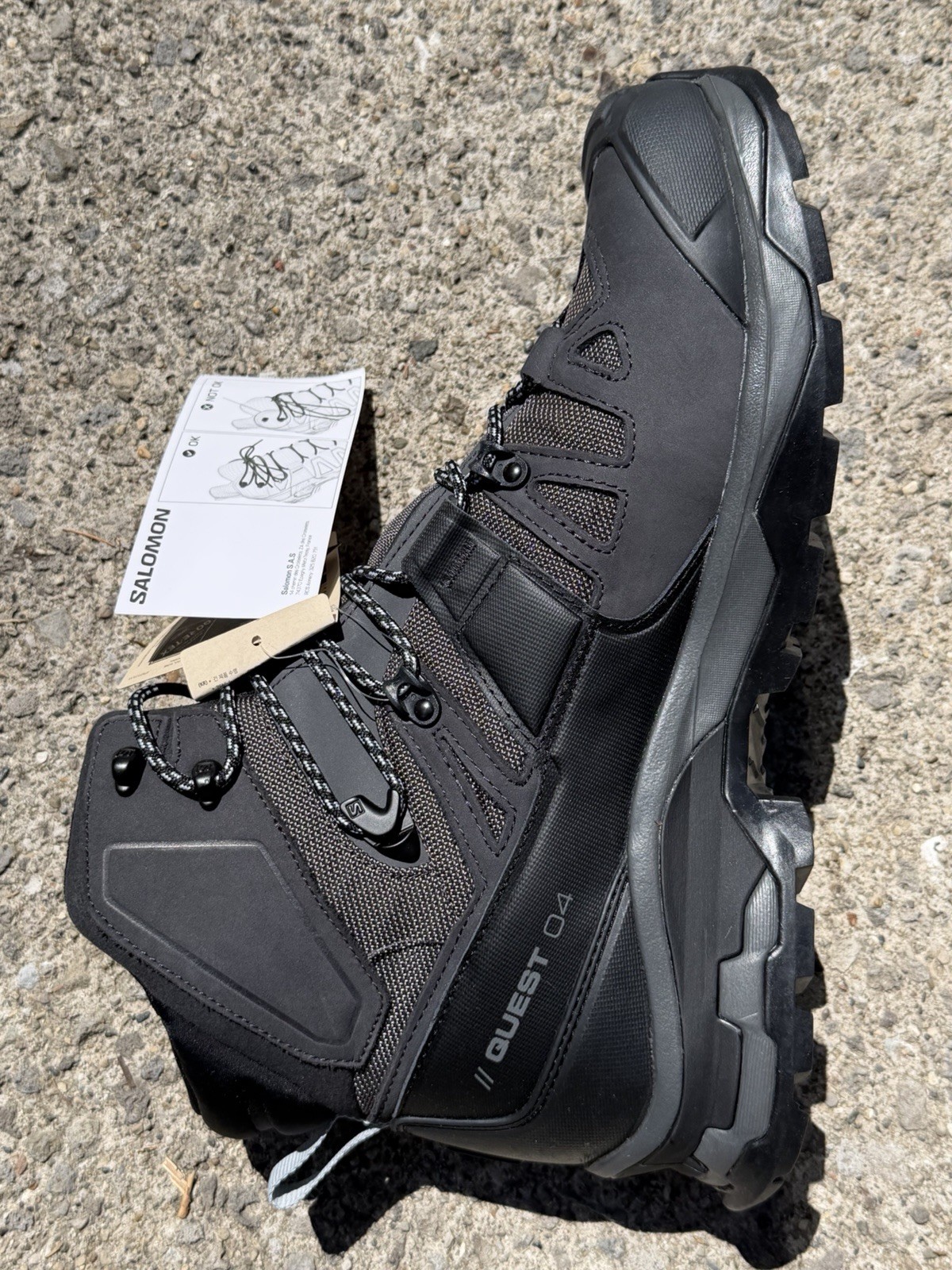 Salomon Men’s Quest 4 GORE-TEX Hiking & Backpacking Boots 477873 Size 10