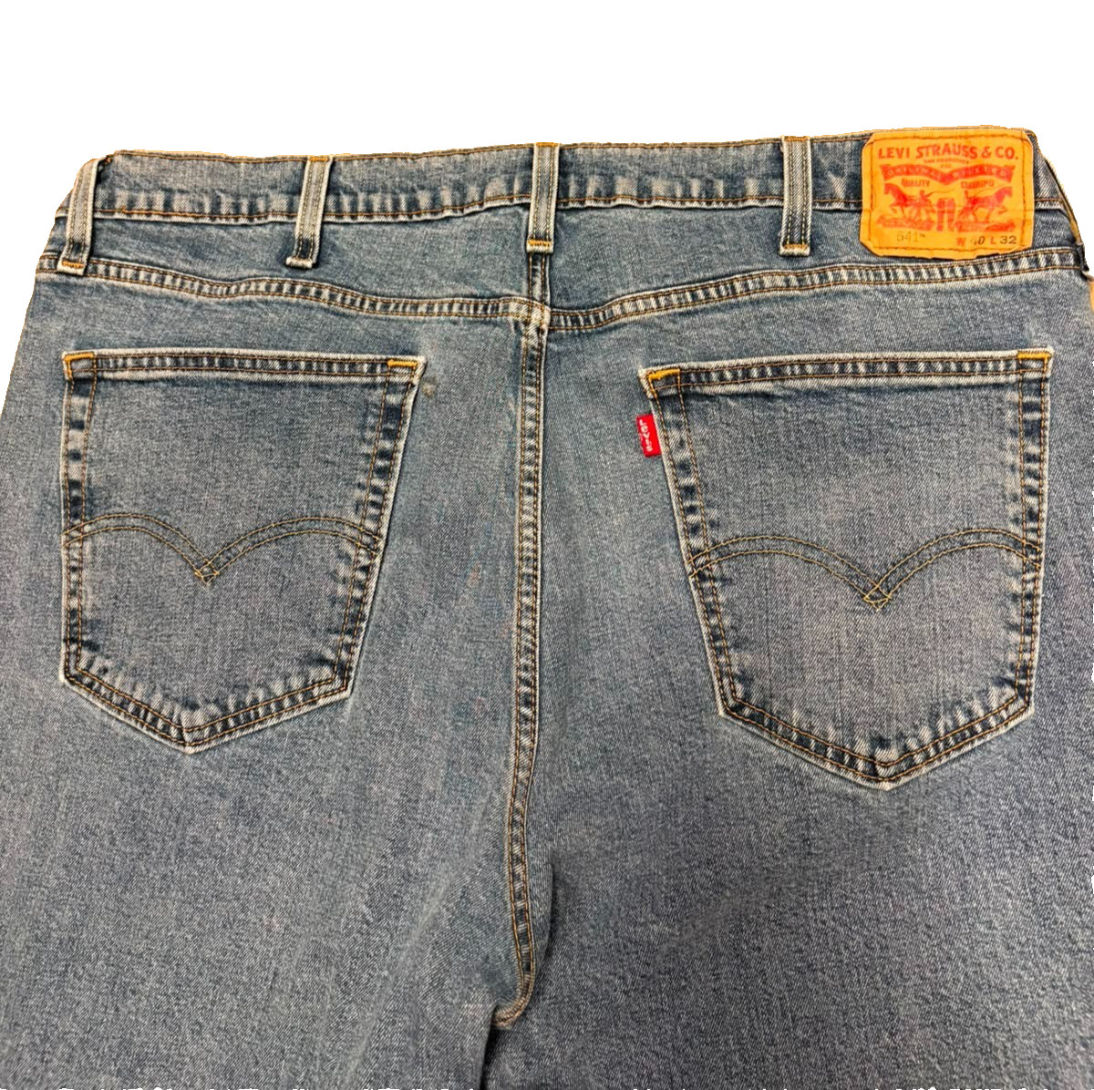 Levi’s 541 Athletic Fit Jeans Men’s W40 L32 Blue Stretch Denim Light Wash