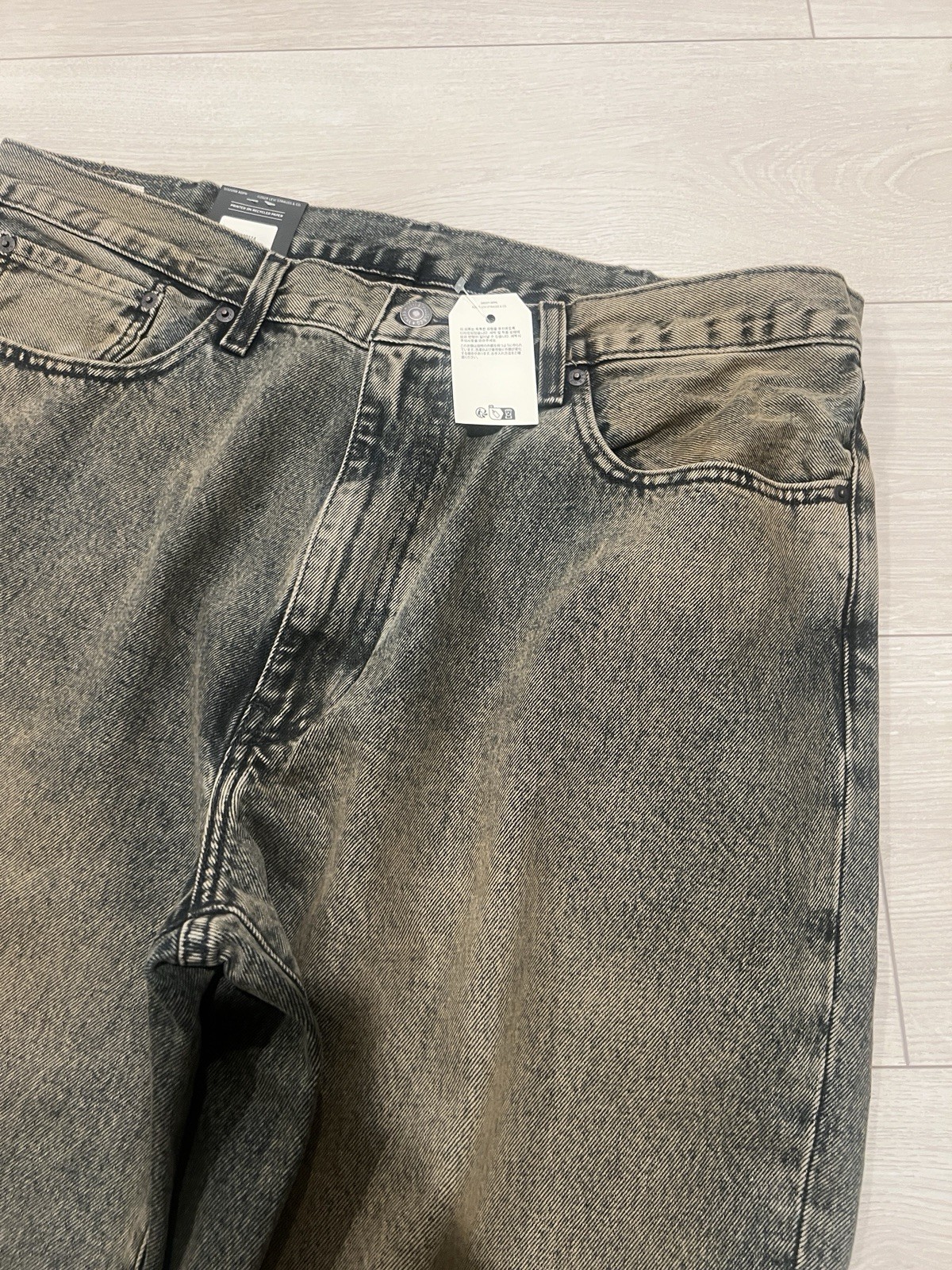 Levi’s 578 Baggy Denim Big E Red Tab Jeans Men’s Size 36 X 30 Grey