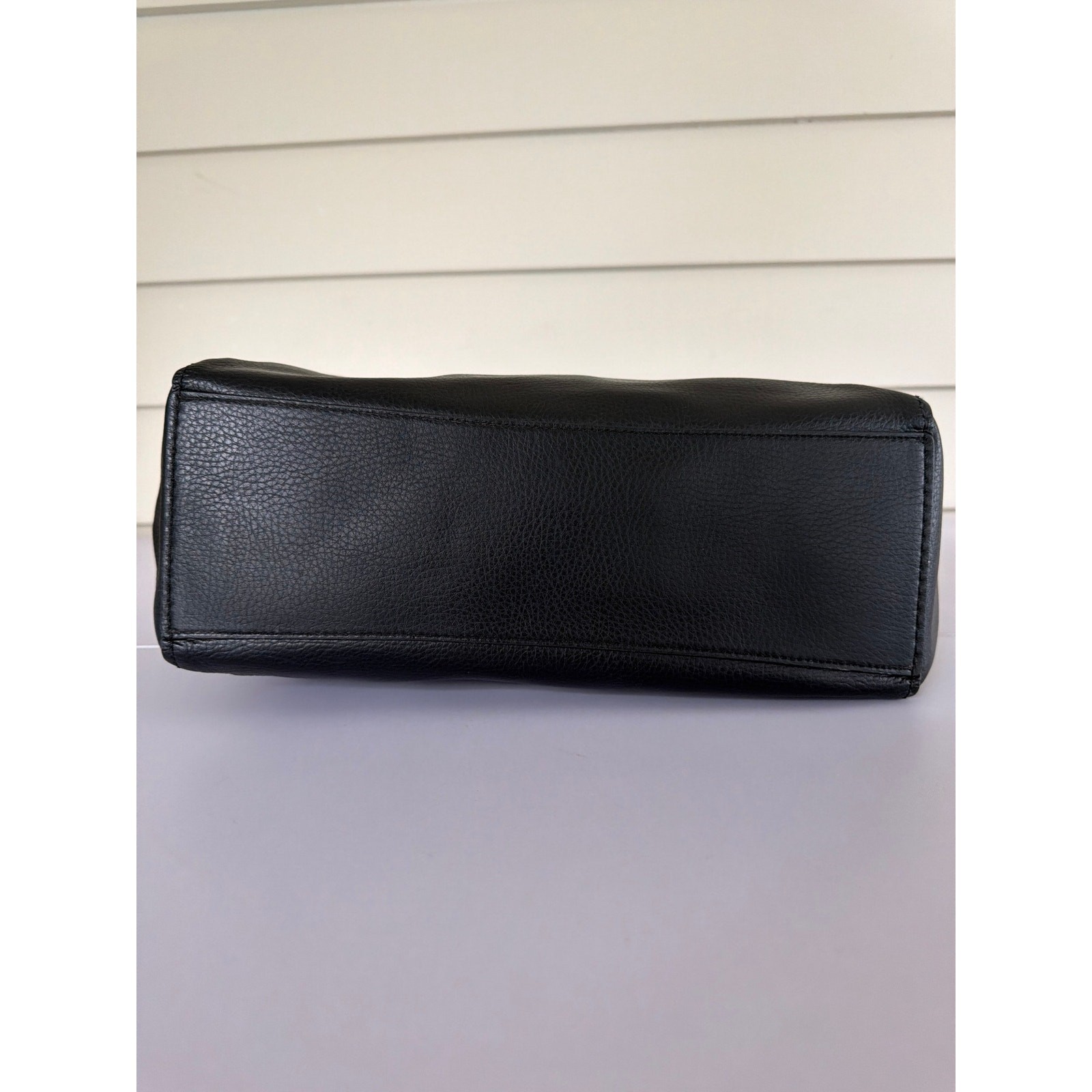 Coach Black Leather Derby Tote with Gold Logo Capsule Minimalist Elevated Basics