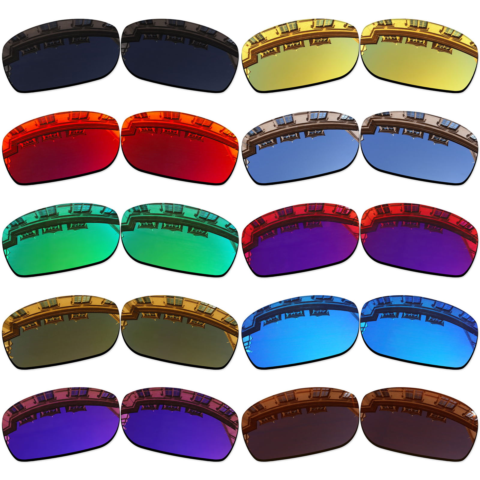 Vonxyz Polarized Replacement Lenses for-Oakley Gauge 8 M OO4124-57mm Sunglasses