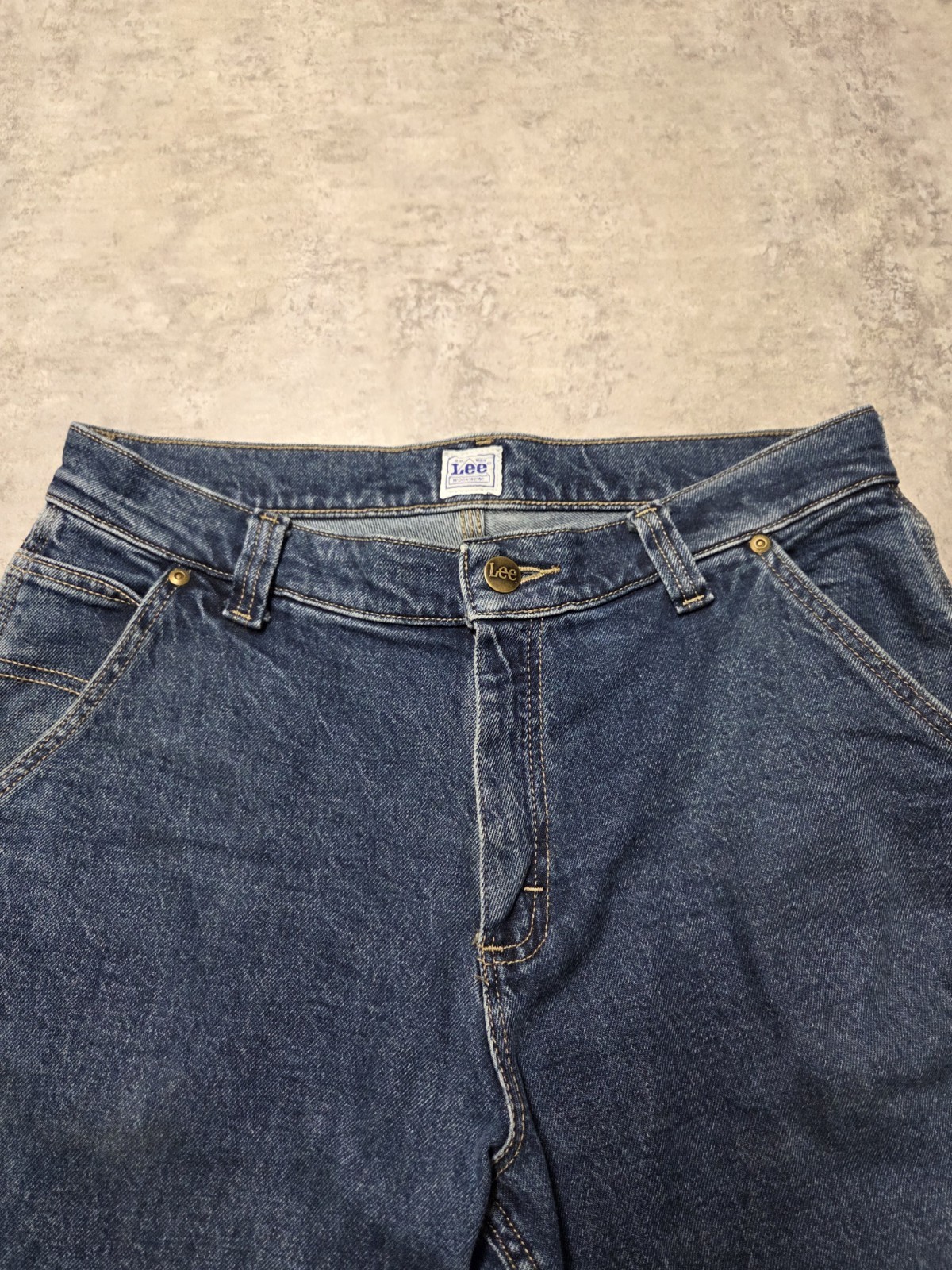 LEE Workwear Denim Dark Blue Carpenter Jean, Men 31×30