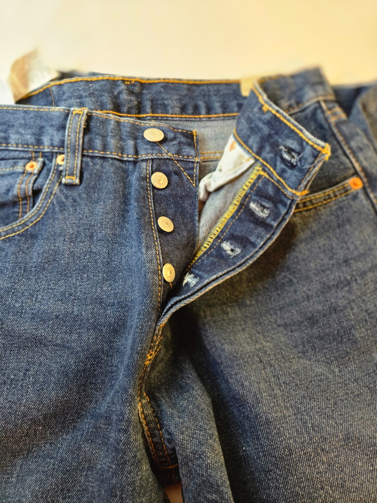 Levi’s 501 ’93 Original Jeans Mens 28×32 NWT Blue Straight Leg Button Fly