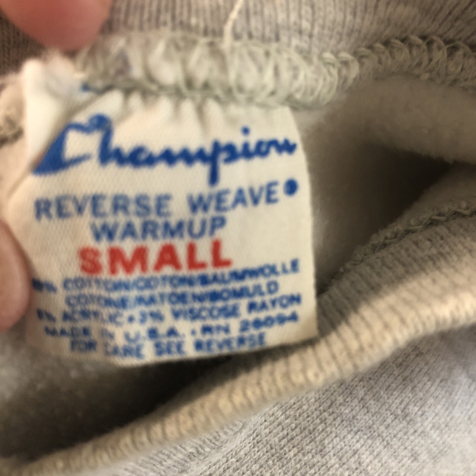 Vtg Champion USA Reverse Weave Springfield College Crew Neck Sweatshirt Sz S