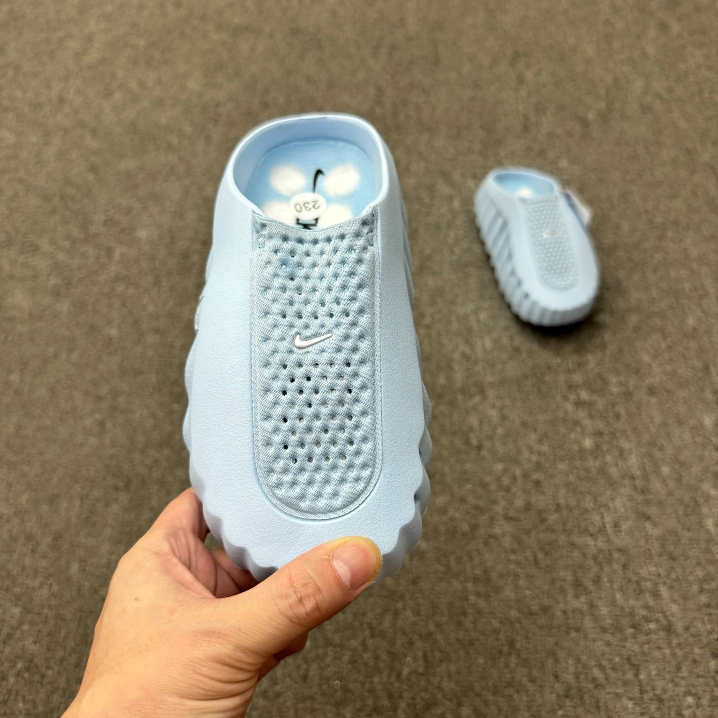 Nike x Travis Scott Mind 001 Light Blue Slip-On Clog Slippers