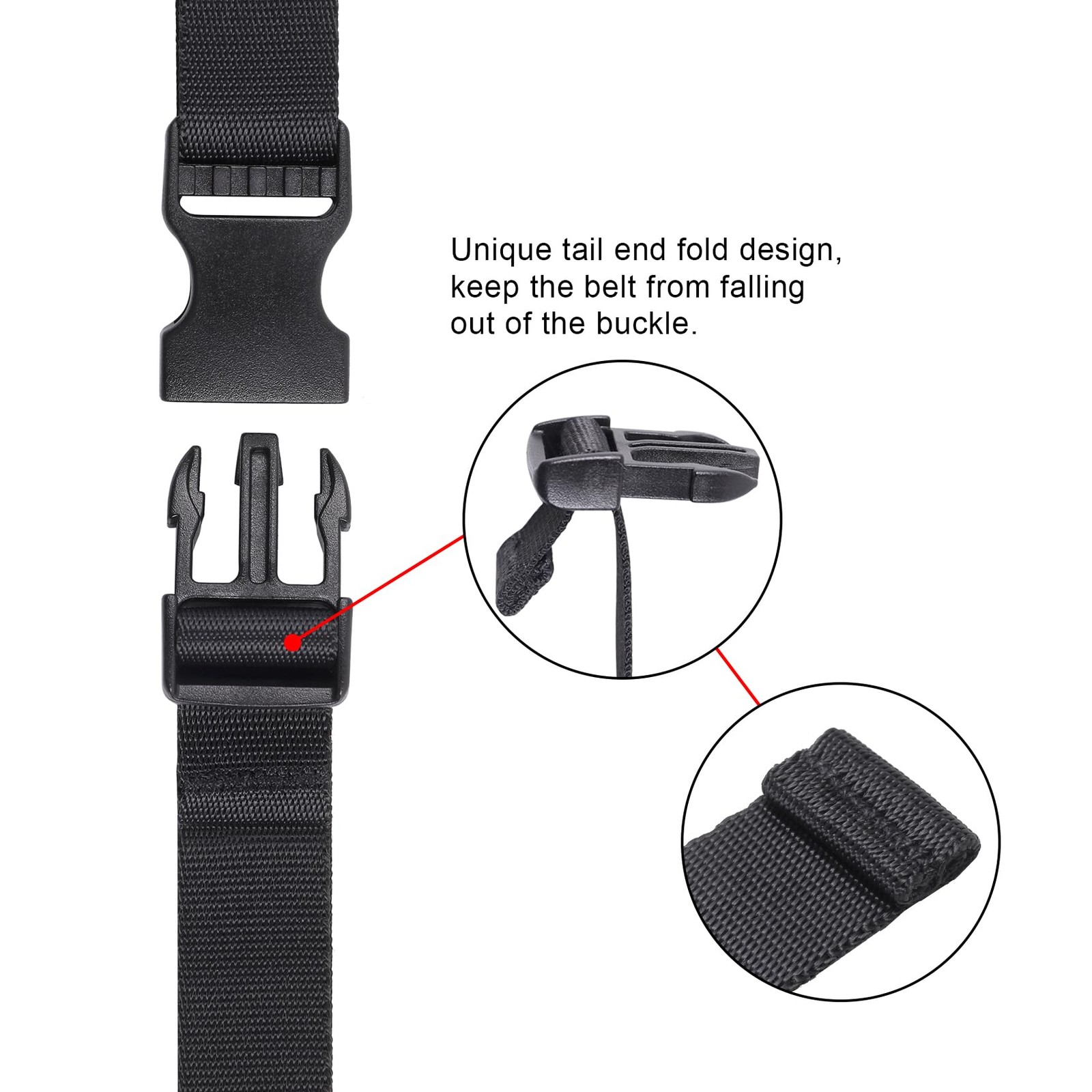Vigorport Utility Straps Quick Release Nylon Backpack Accessory Bag Strap,Adj…