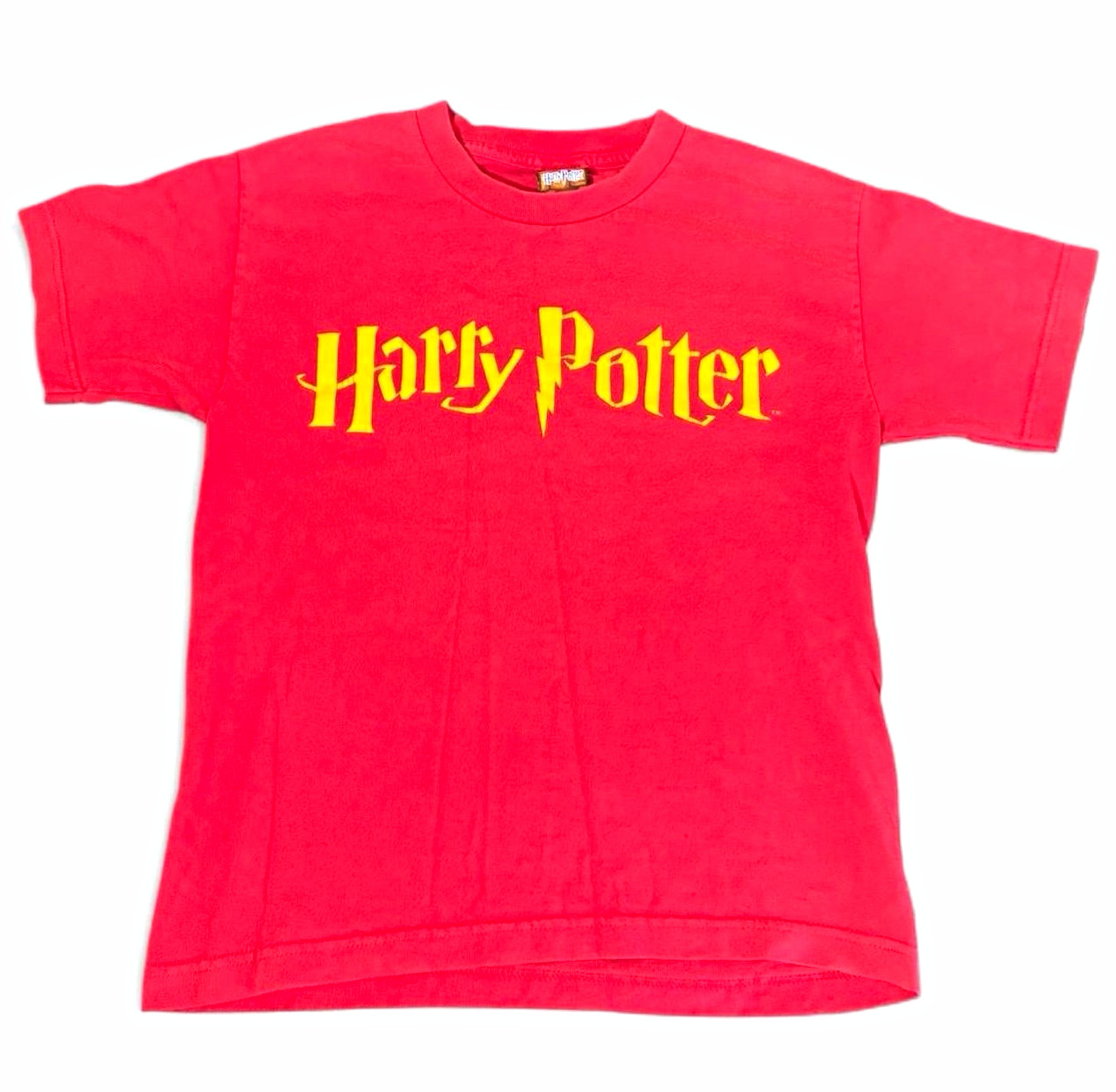 Vintage Harry Potter Youth S Red Graphic Tee 100% Cotton Crew Neck Merch