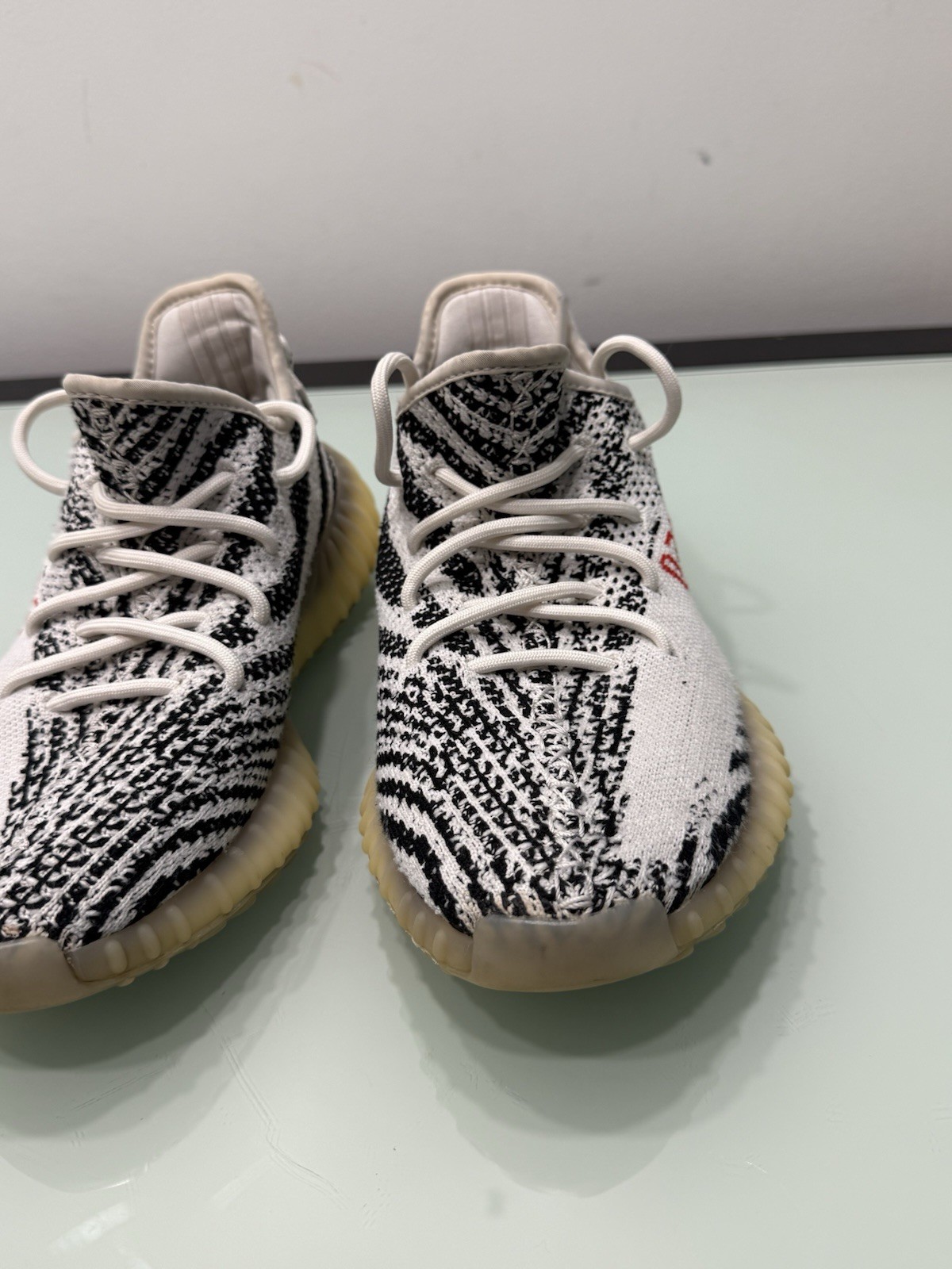 adidas Yeezy Boost 350 V2 Low Zebra Mens Size 7.5