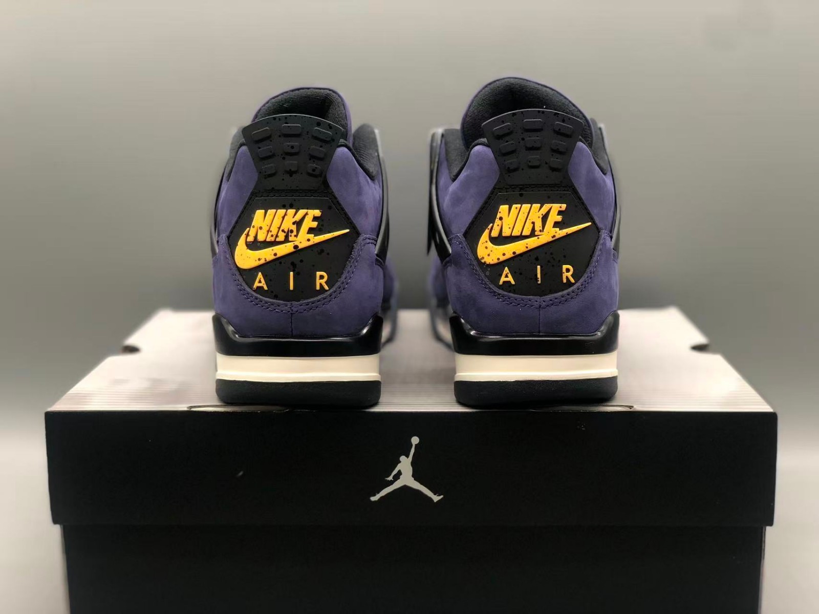 Jordan 4 Imperial Purple “Lakers” Retro Basketball Shoes Men’s Mid Top