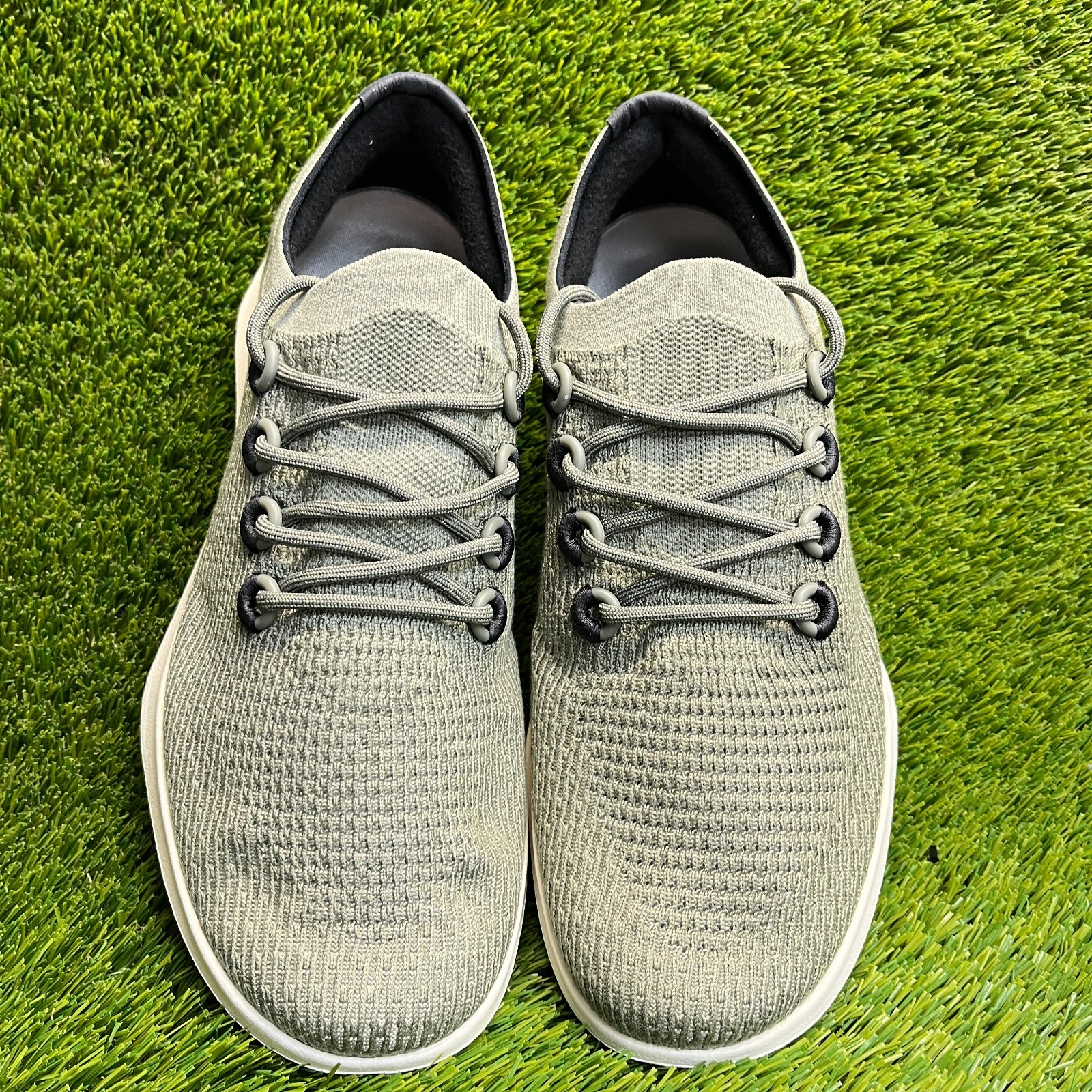 Allbirds Tree Dasher 2 Mens Size 13.5 Rugged Green White Running Shoes Sneakers