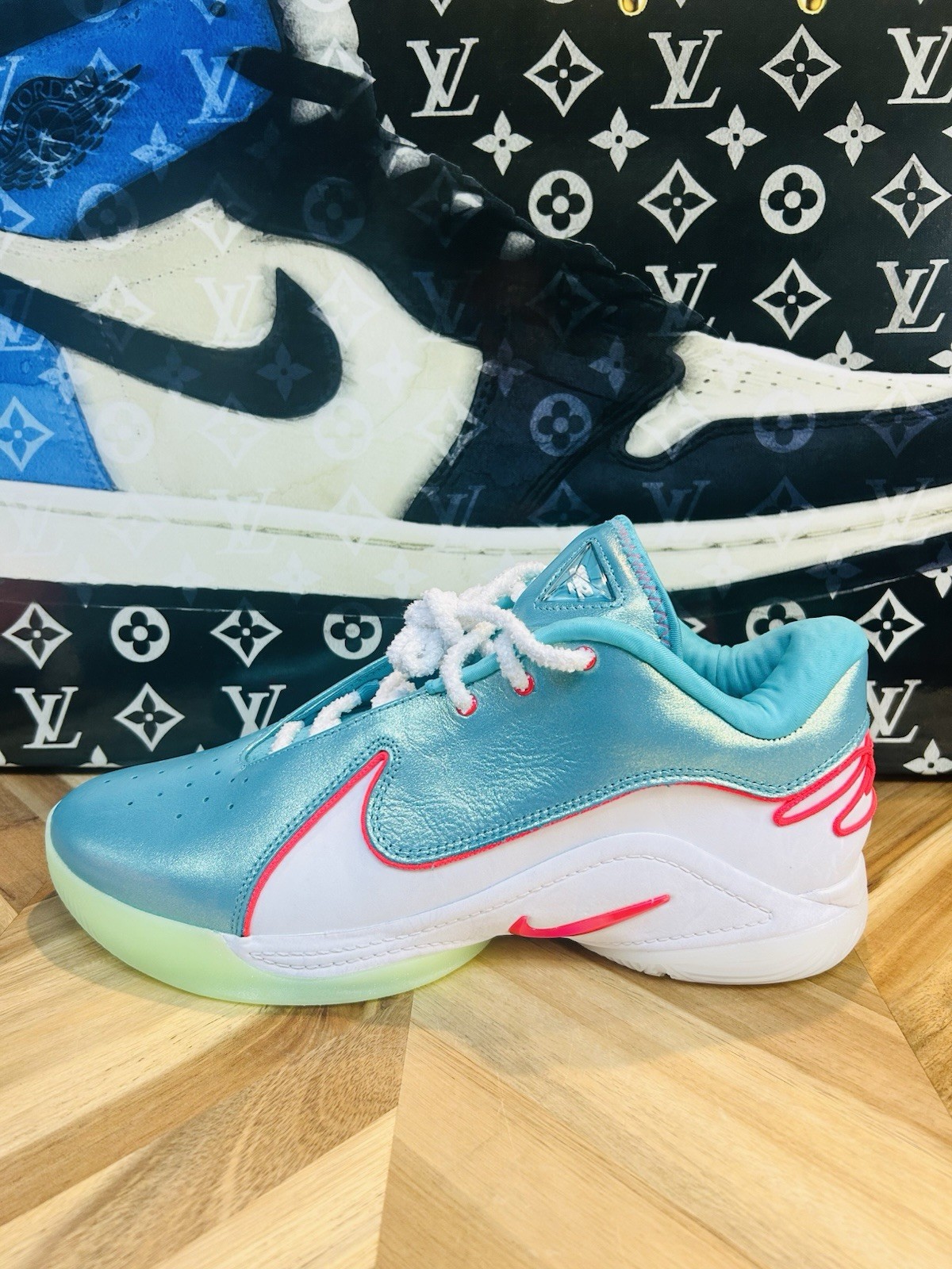 Size 12.5 Nike LeBron 22 Christmas Pack Lime Solar Red All Star HV5148-600