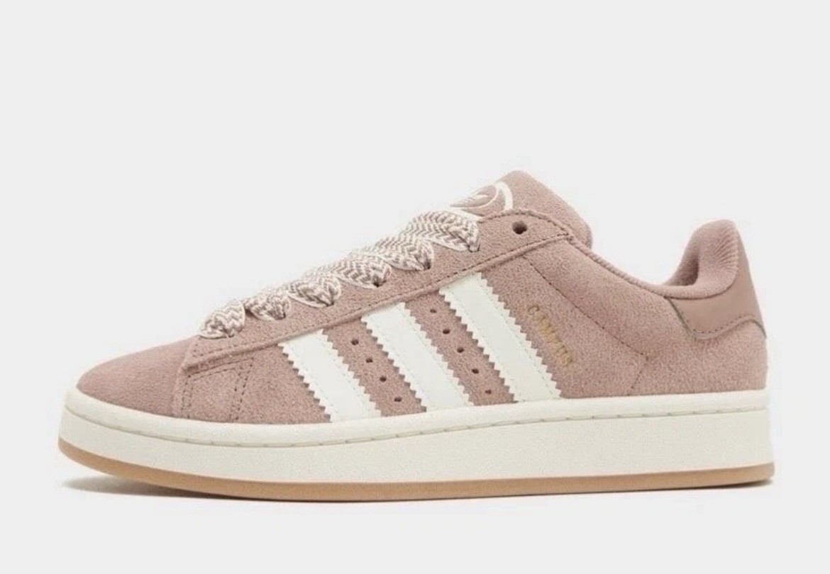 Adidas Campus Originals Warm Clay White Women’s Casual Lifestyle Shoes JR3407