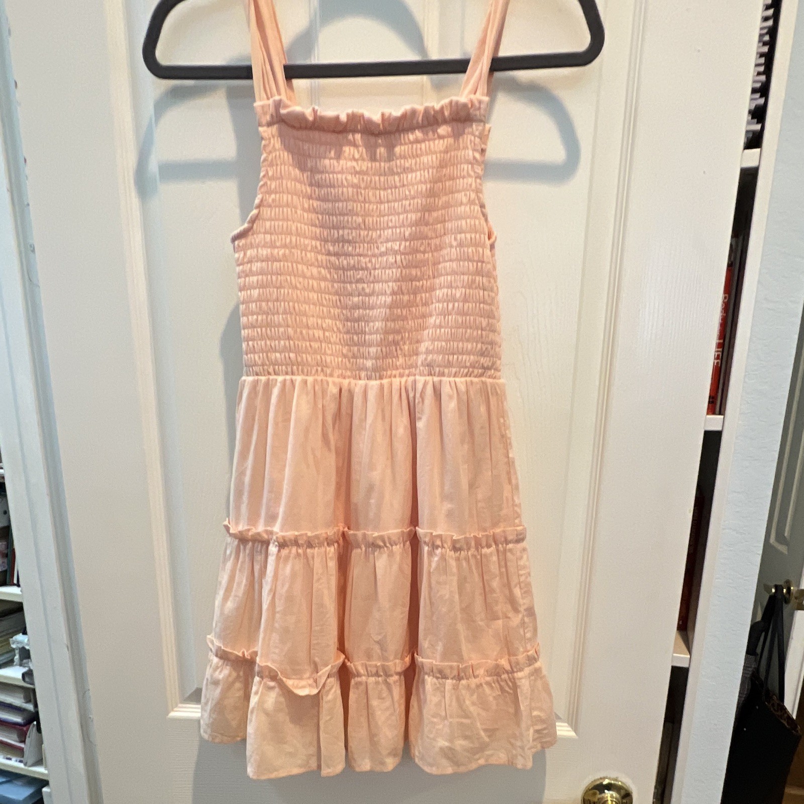 Wild Fable Women’s Pink Sundress Square Neck Smocked Ruffle Short XS