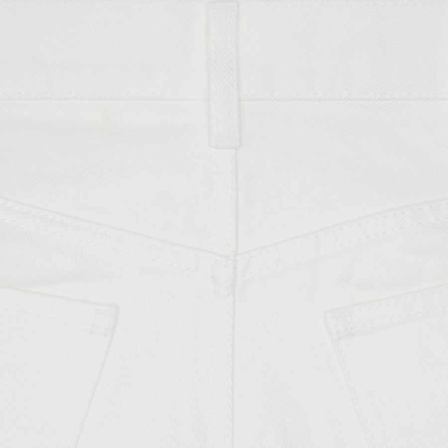 NWT Celine Paris POLLY JEANS pants trousers optic white wash denim mid-rise 30