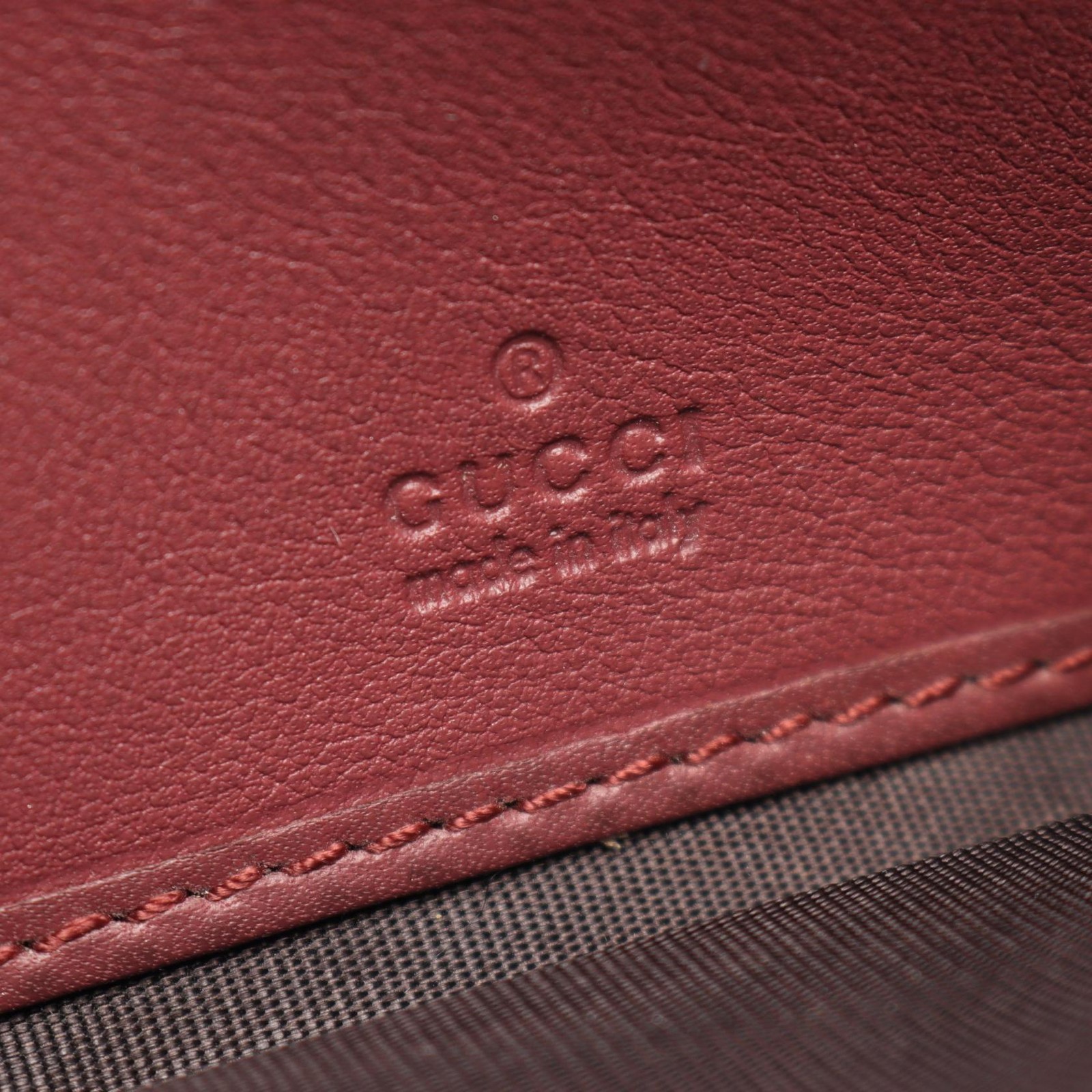 GUCCI GG Blooms Continental Wallet Bifold Purse 404070 canvas Beige Used
