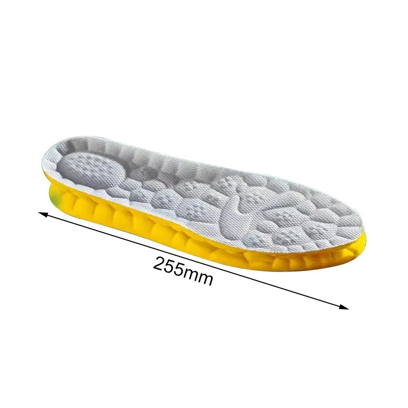 4D Sport Insole Super Soft Shoes Sole Pads for Feet Shock Absorption Baskets Sho