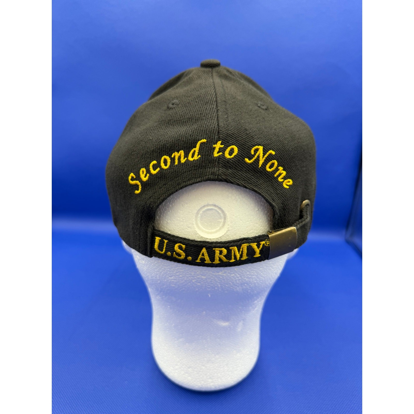 U.S. Army 2nd Infantry Division Second to None Black Embroidered Cap Hat