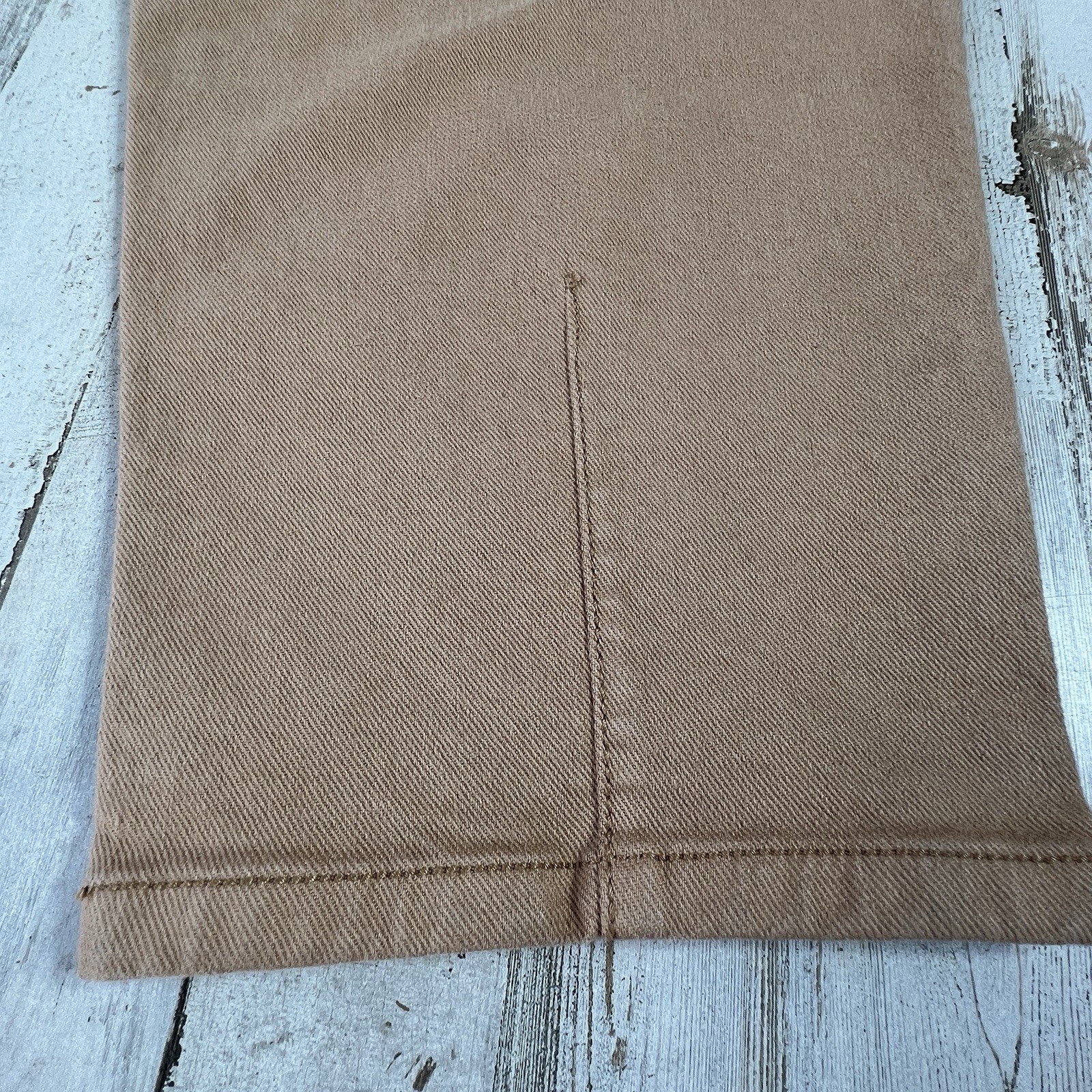 Loft High Rise Barrel Jeans Olive Green Utility Curved Leg Pants 30 NWT