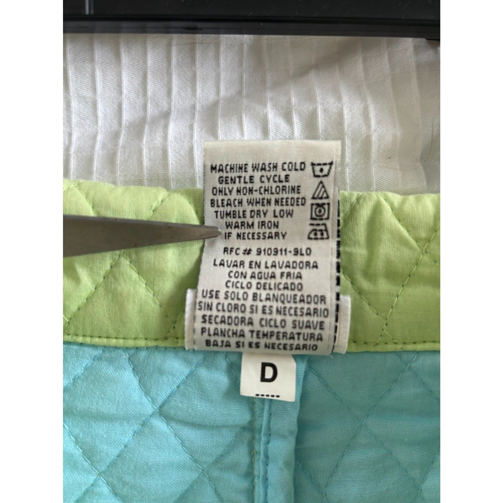 Vintage Quilted White Stag Green Jacket XL Floral Applique Embroidered Patchwork