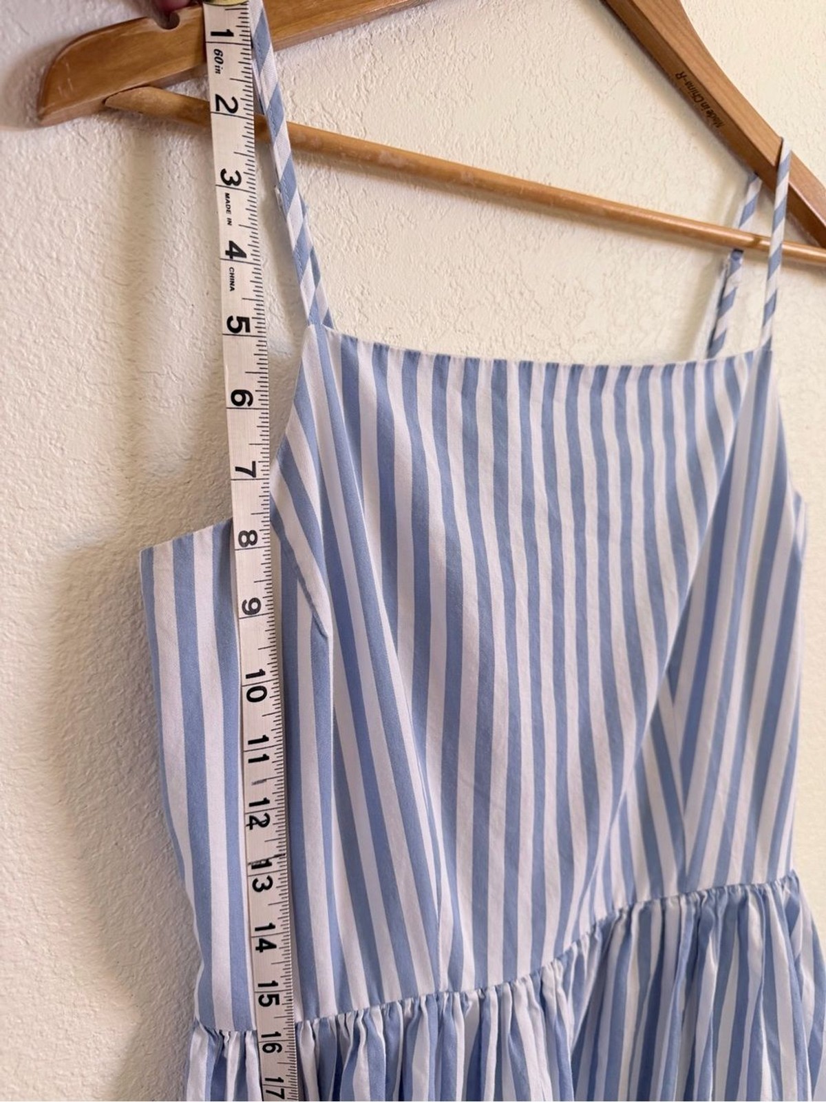 Women’s Striped Sundress with Spaghetti Straps