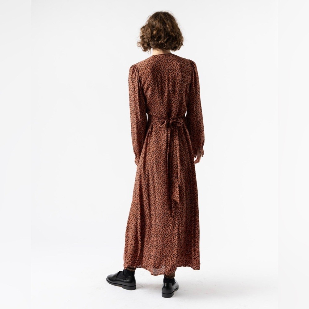 Doen Charleston Dress in Cherry Willow Print size XS