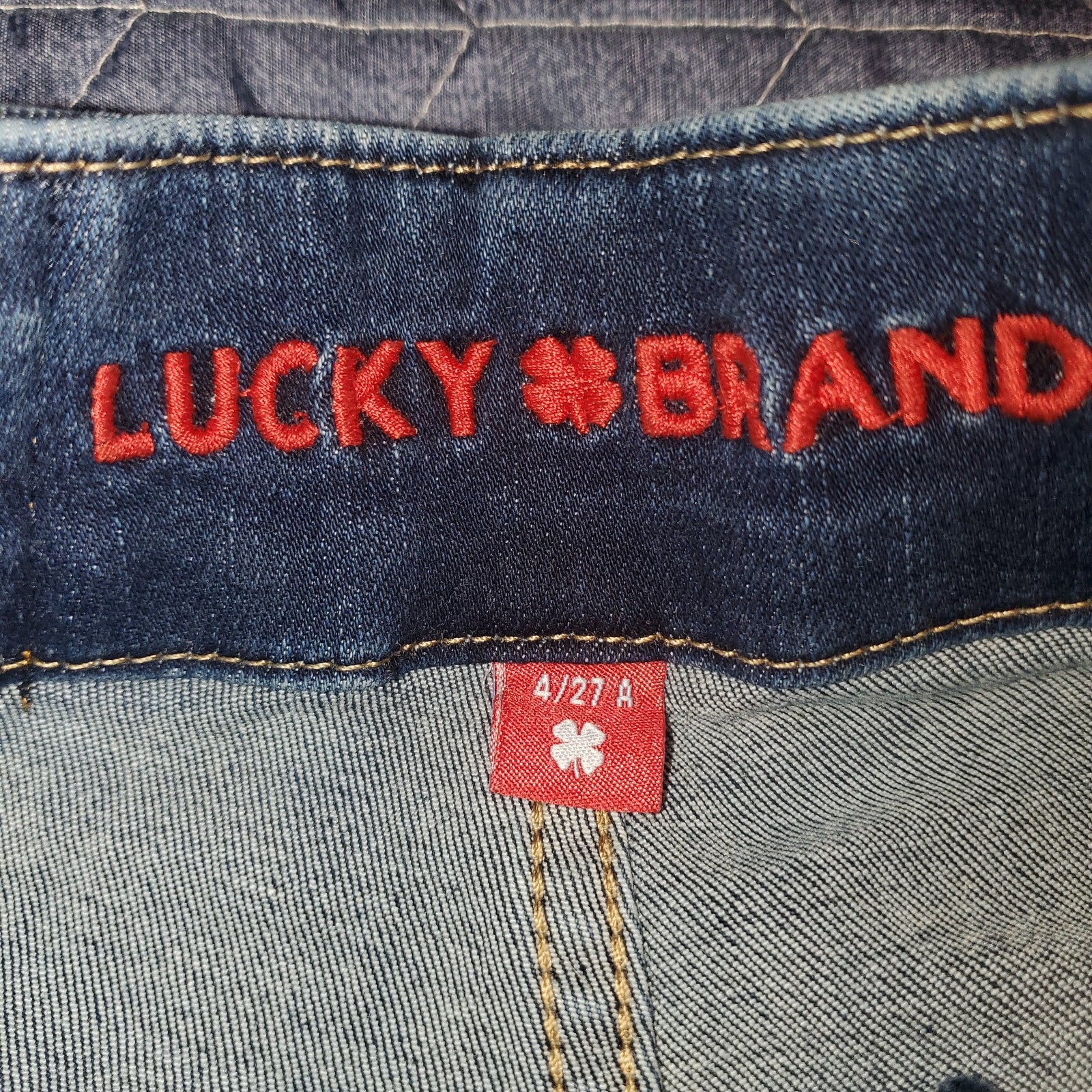 Lucky Brand Stevie High Rise Flare Jeans Women’s 4 (26×29) Y2K Dark Wash