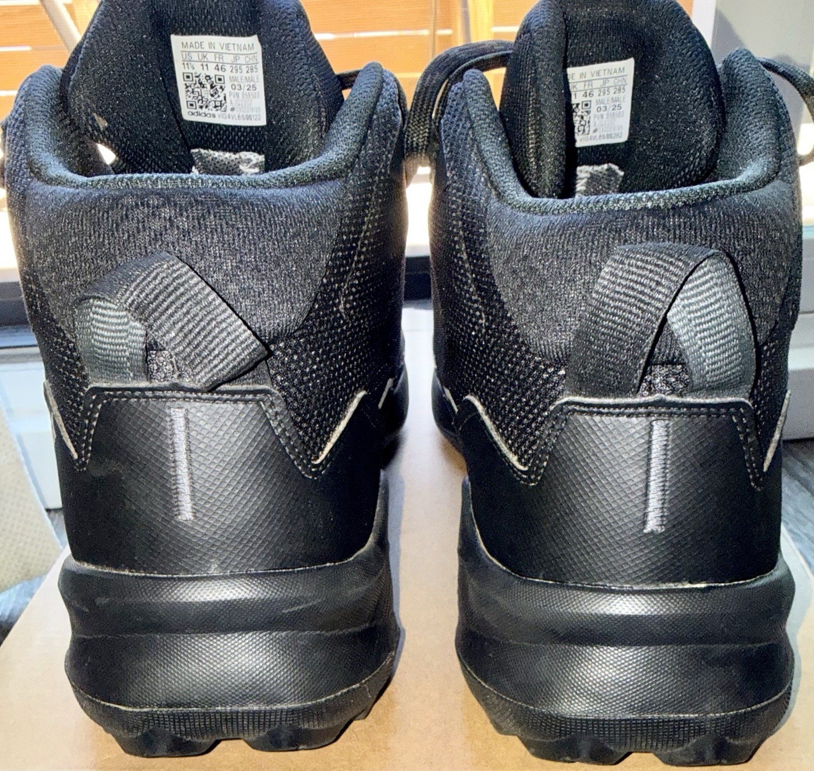 Adidas Terrex Skychaser AX5, GORE-TEX Hiking Boots, Black, US MENS 11.5, JQ2207