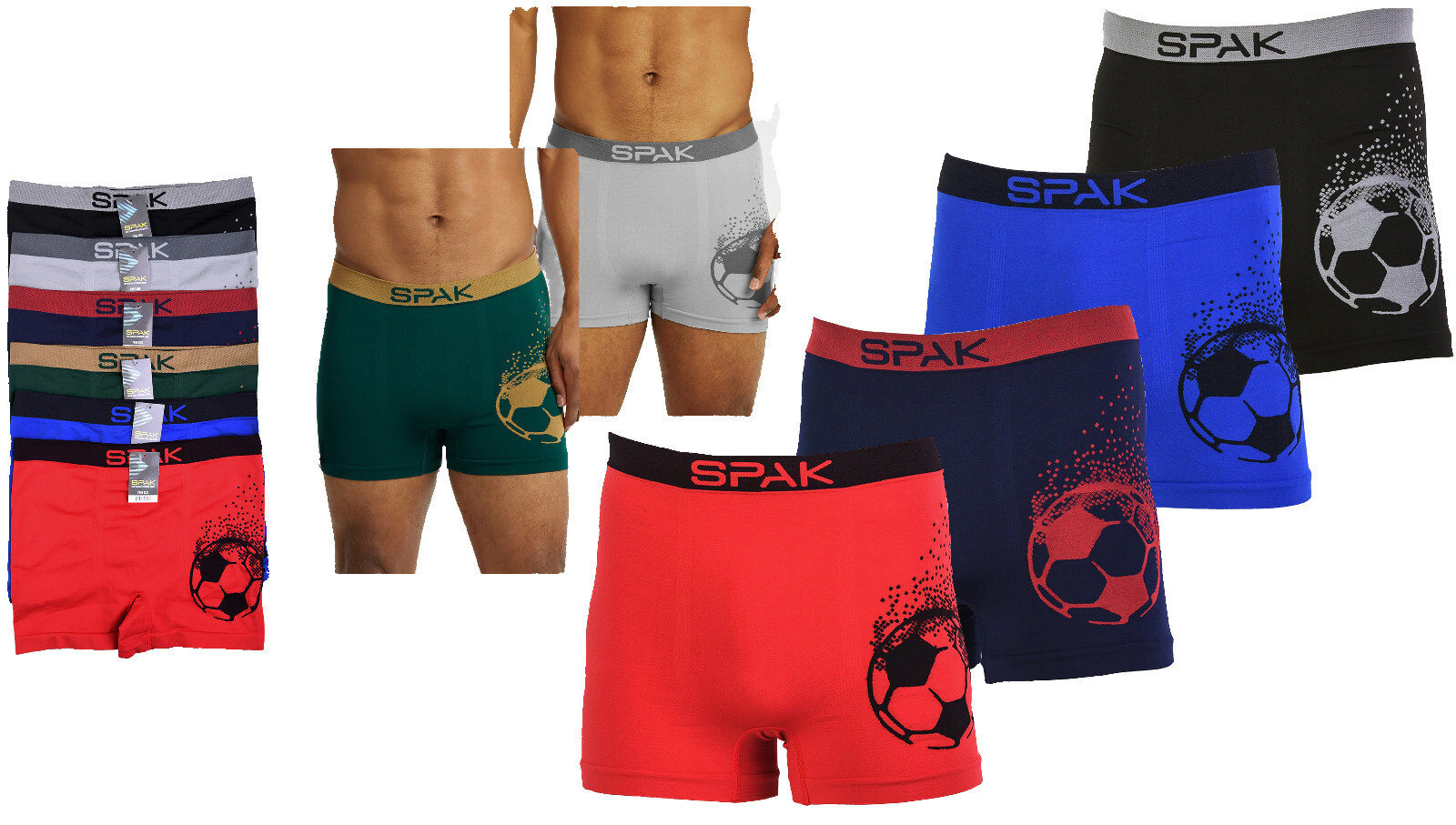 3, 6, 12 Mens Microfiber Boxer Briefs Underwear Seamless Stretchy Compression