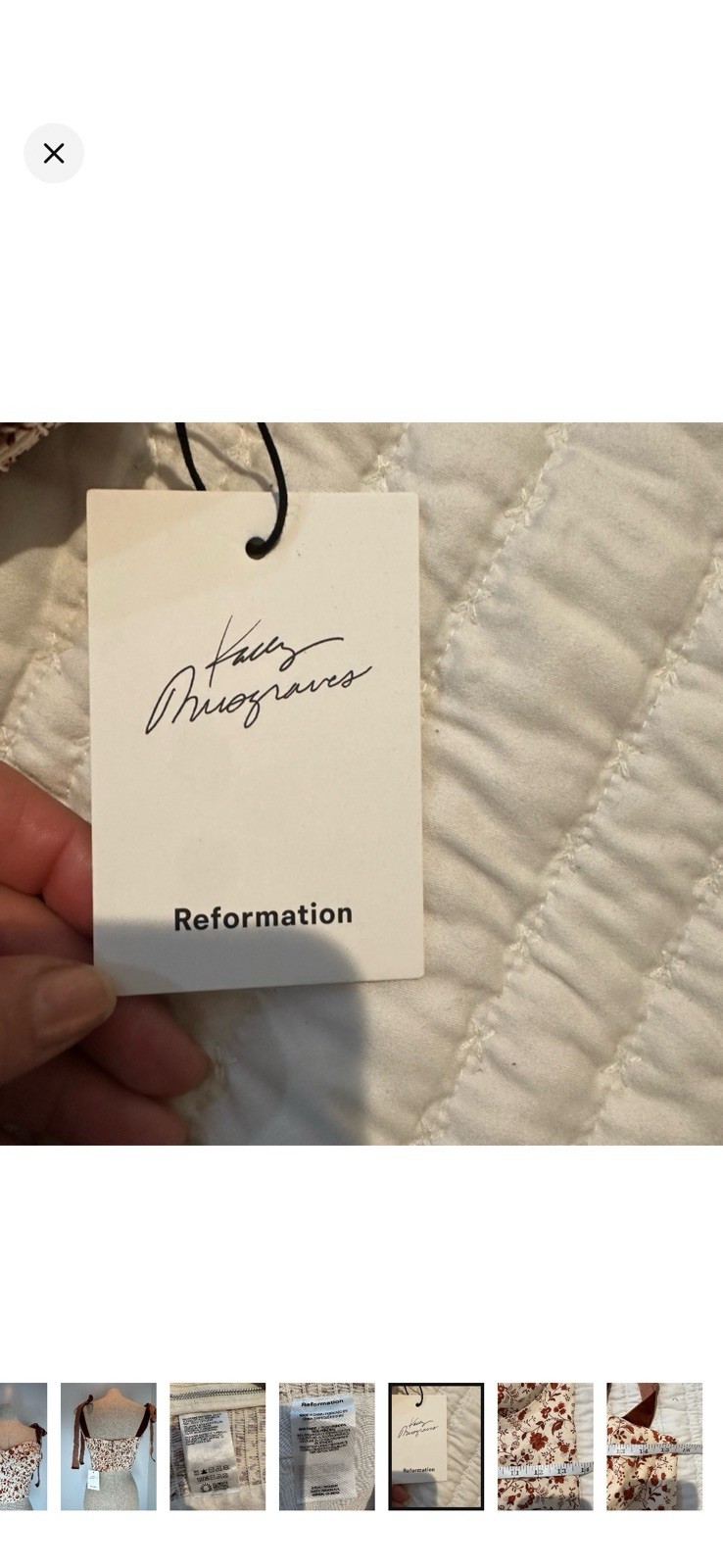Reformation X Kacey Musgraves Magnolia Top