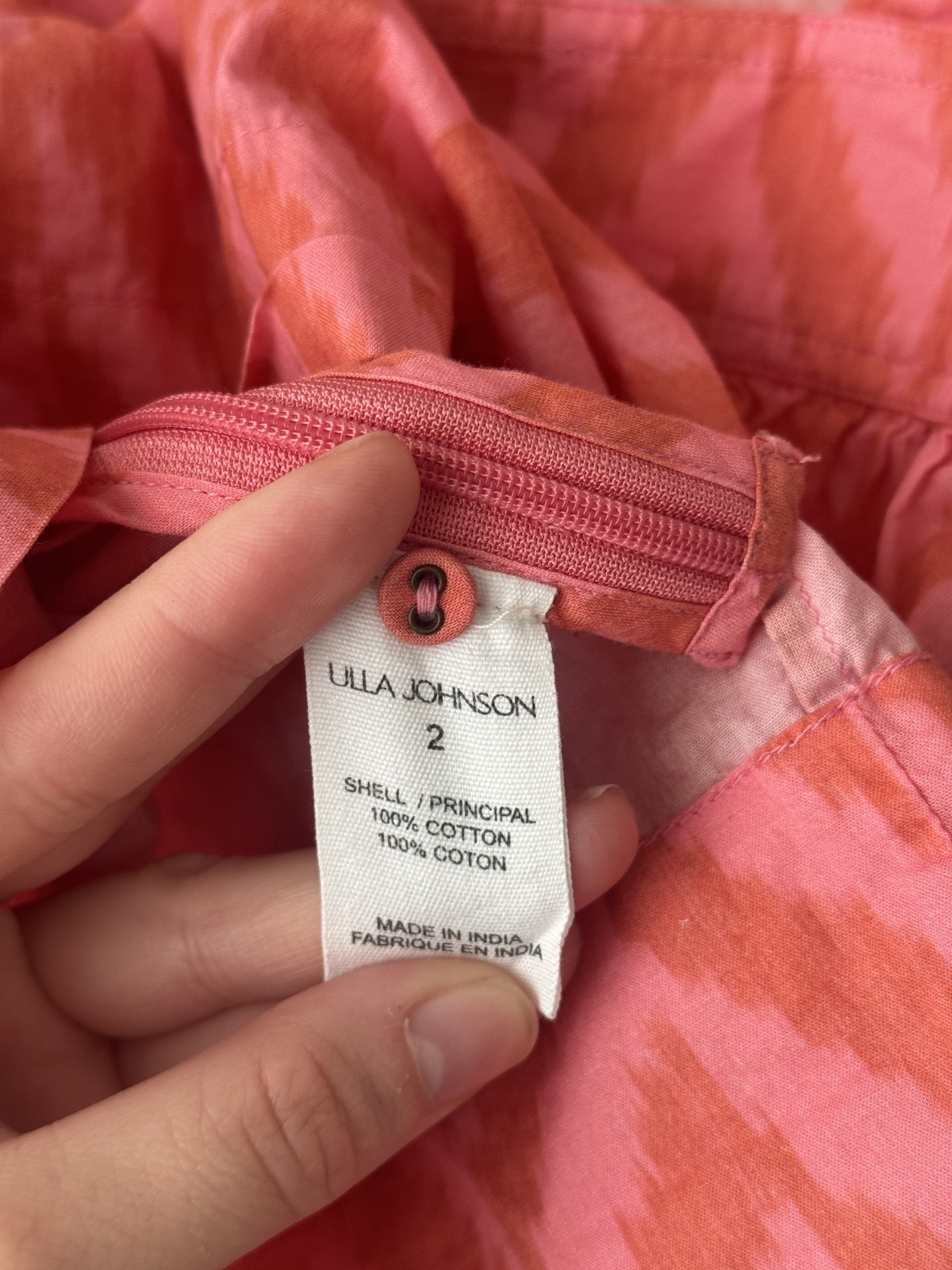 ULLA JOHNSON Iris Tank in Bougainvillea Size 2