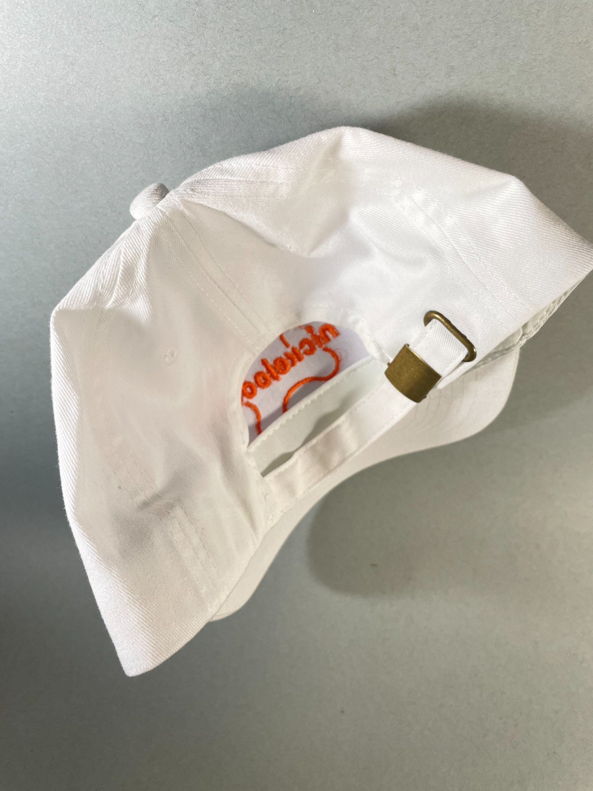 NICKELODEON Splat Orange/White Big X Adjustable Embroidered Baseball Cap