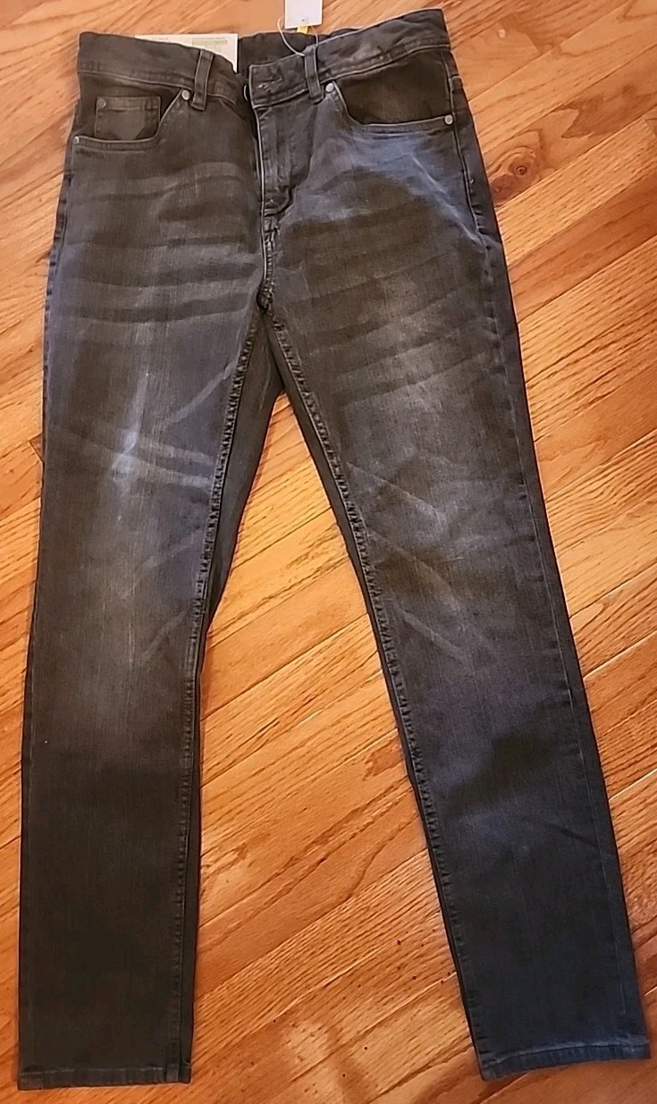 Livergy Men’s 32×31 Denim Stretch Skinny Black Jeans 98% COTTON / 2% LYCRA LIDL