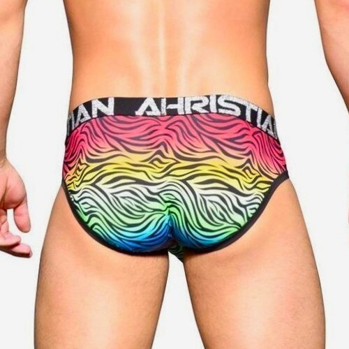 Andrew Christian Pride Zebra Brief – 91795 – Small, Medium & Large
