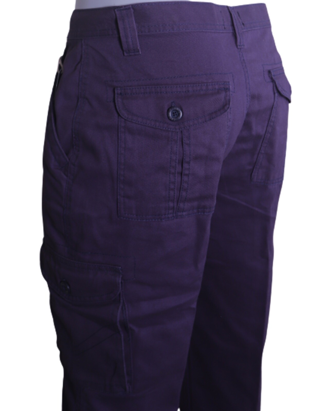 Mens Cargo Combat Slim-fit Pants Work Trousers Size 28 to 52 Black Navy & Olive