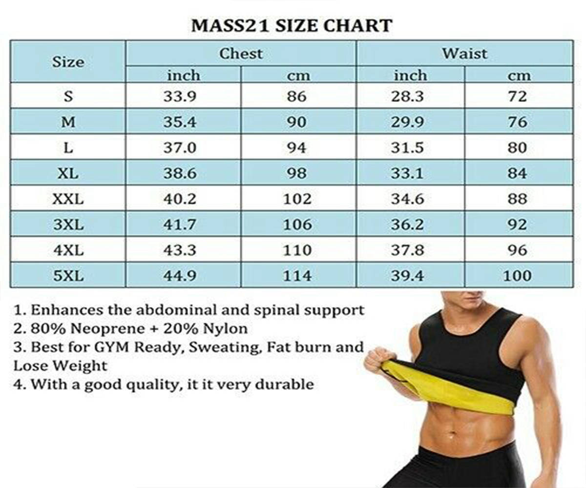 Men’s Body Shaper Vest For Slimming Tummy Waist lose Weight Compression Shirt US