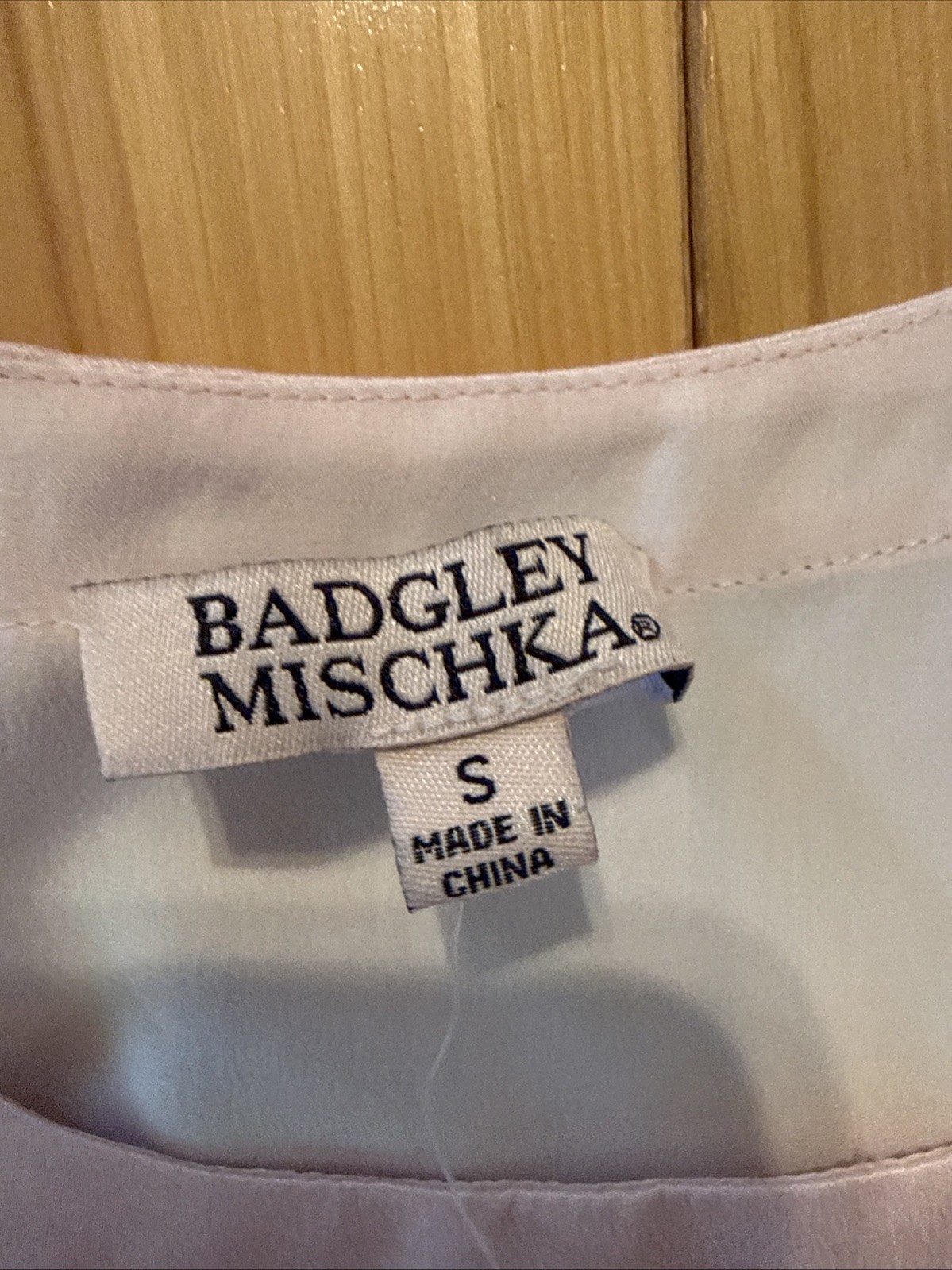 BADGLEY MISCHKA Ombre Mulberry Silk Blouse Women’s Size S Multi NWT