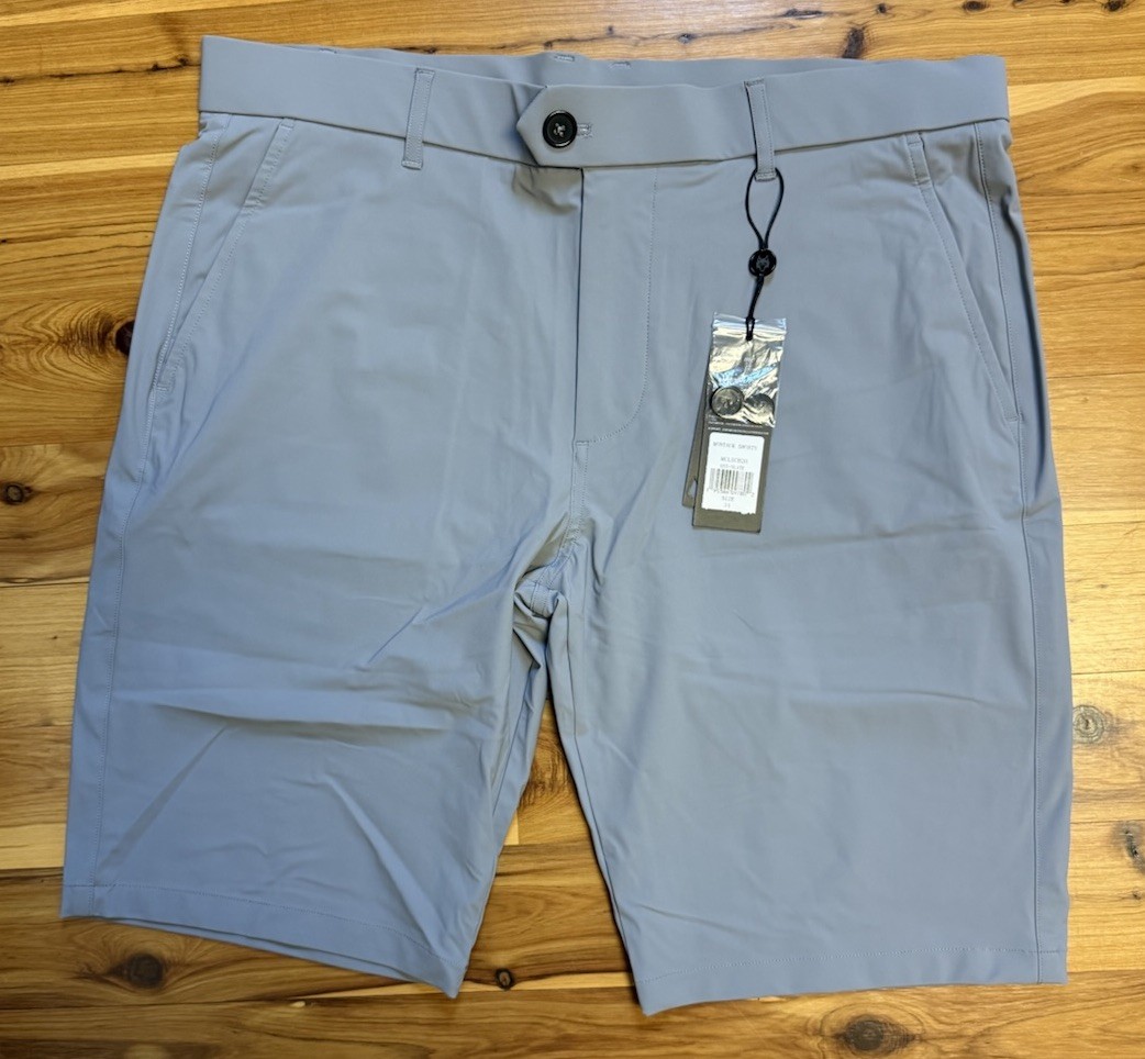 Greyson Montauk Performance 10” Golf Shorts Men’s 34 Slate Gray NWT Retail $130