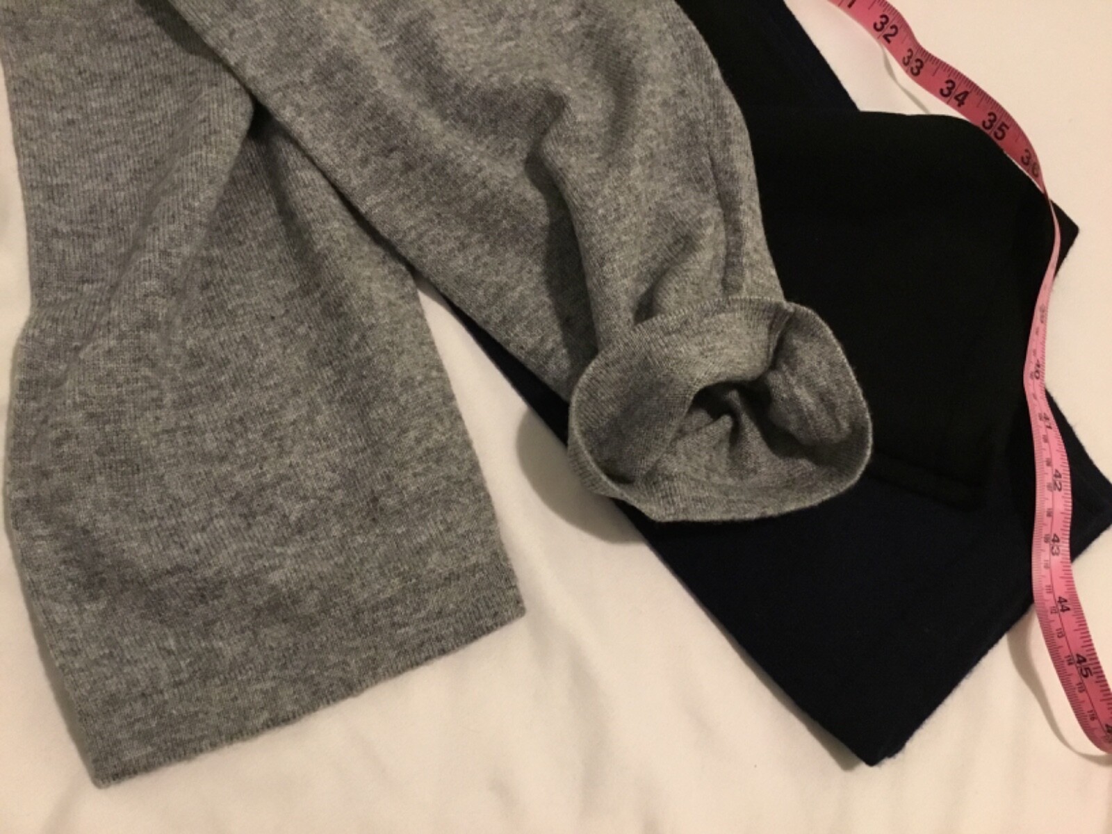 AMICALE Men’s GREY MEDIUM 90% wool 10% cashmere Lounge jogger pajamas Pant $295