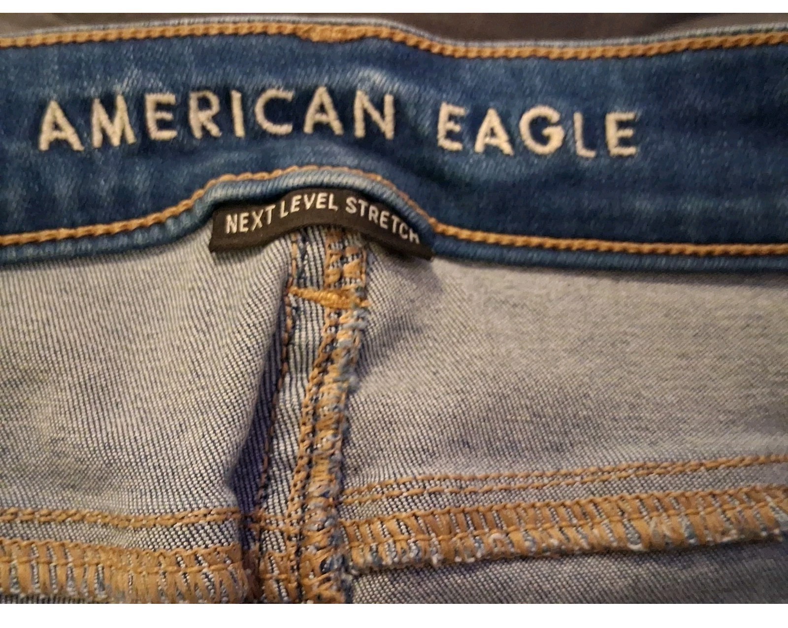 American Eagle Next Level Jeans Womens 2 Distressed High Rise Jegging Stretch
