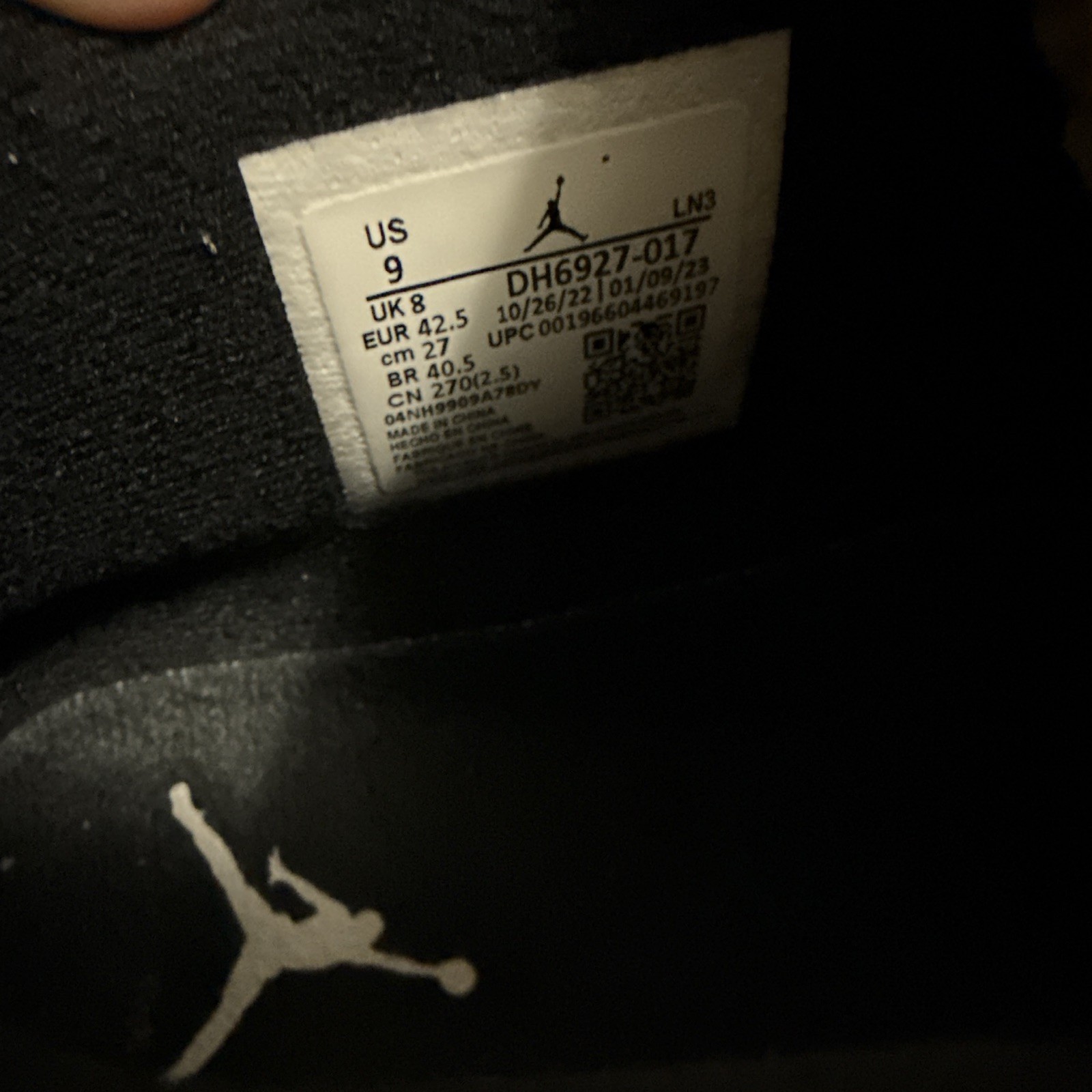 Jordan Air Jordan 4 Retro Thunder Black/Tour Yellow DH6927-017 2023