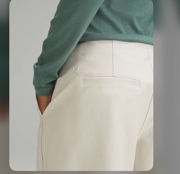Lululemon Utilitech Relaxed-Fit Mid-Rise Trouser Women Size 10 In Bone Nulu