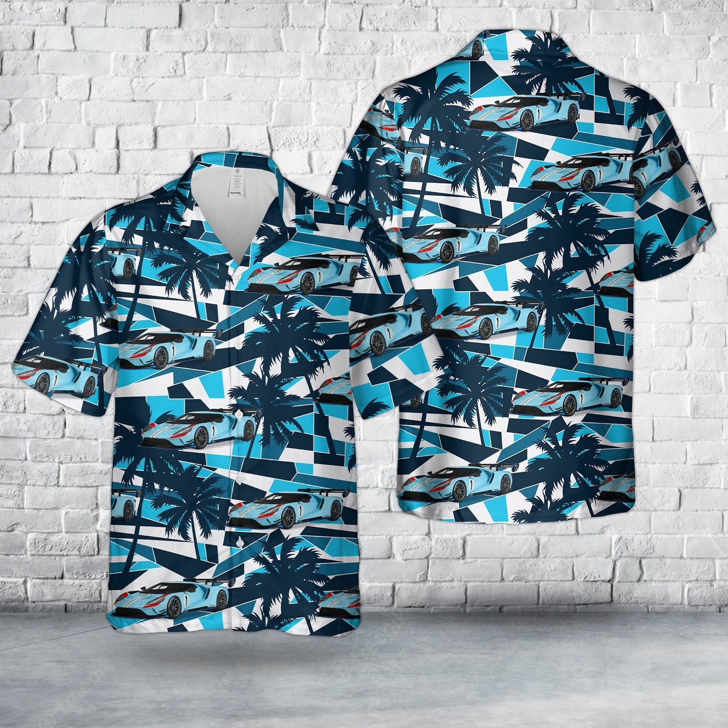 Gulf Blue Livery 2019 Hawaiian Shirt