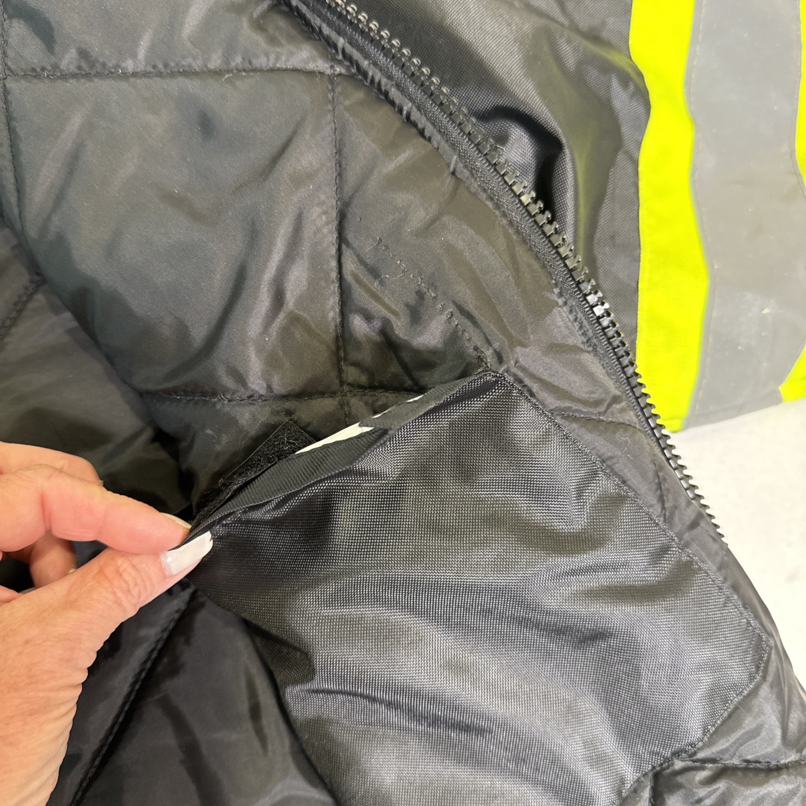 Hi-Vis Insulated Safety Bomber X Back Reflective Jacket ROAD WORK JORESTECH Sz S
