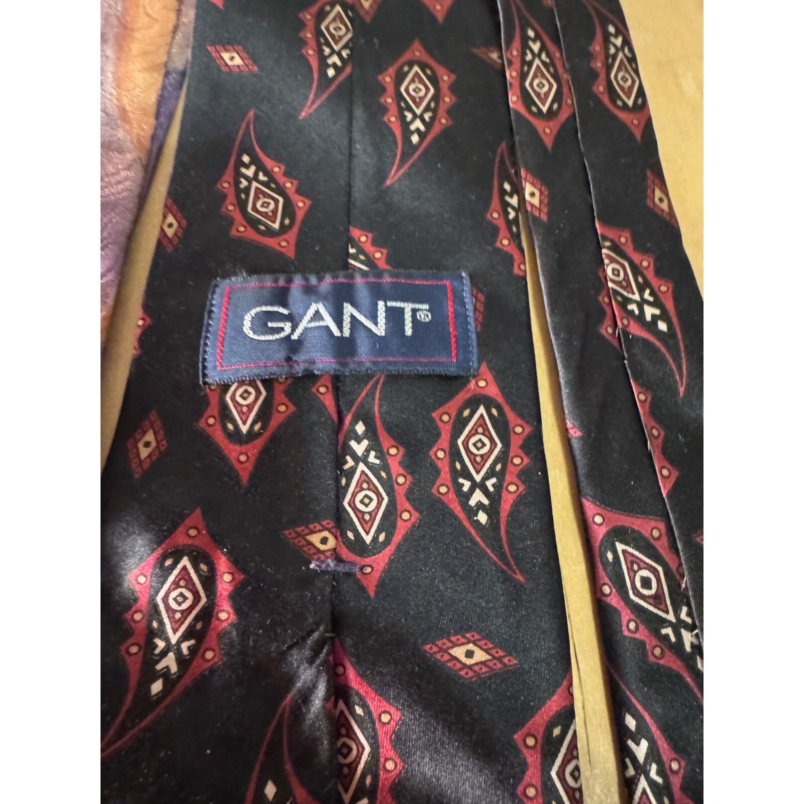90s Love Story Neckties Bundle Silk Abstract Paisley Men’s Ties Set of 2 JFK Jr