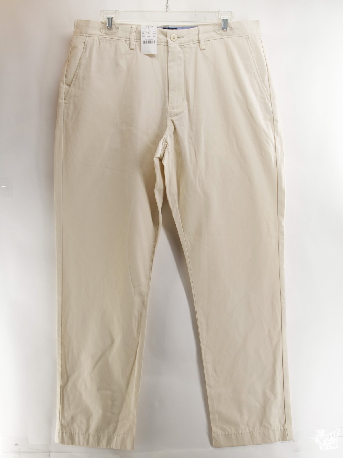 J.Crew Mens 34×30 NWT The Sutton Summerweight Chino Pants Khaki Tan A0928