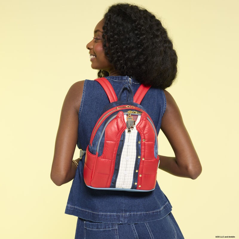 Loungefly Back to the Future Marty McFly Cosplay Mini Backpack (HOT DEAL🛒NOW)