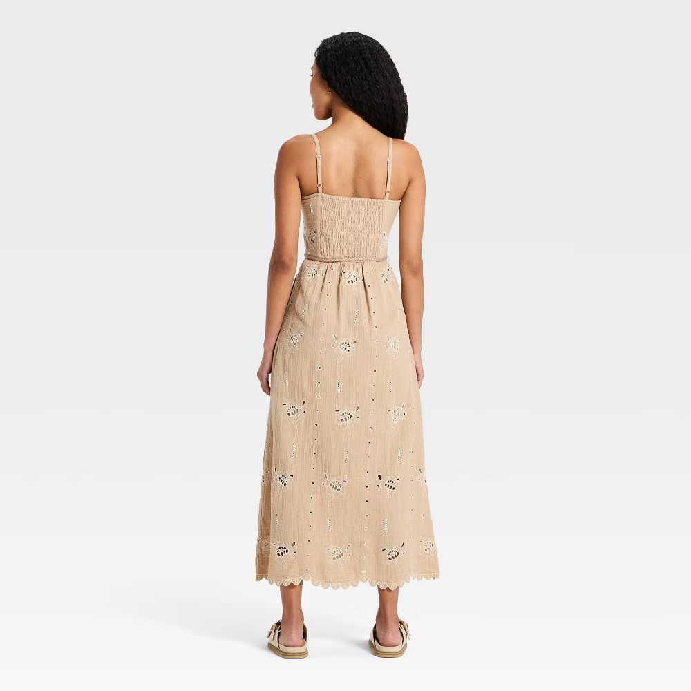 Women Crafted Midi Sundress – Universal Thread Brown S