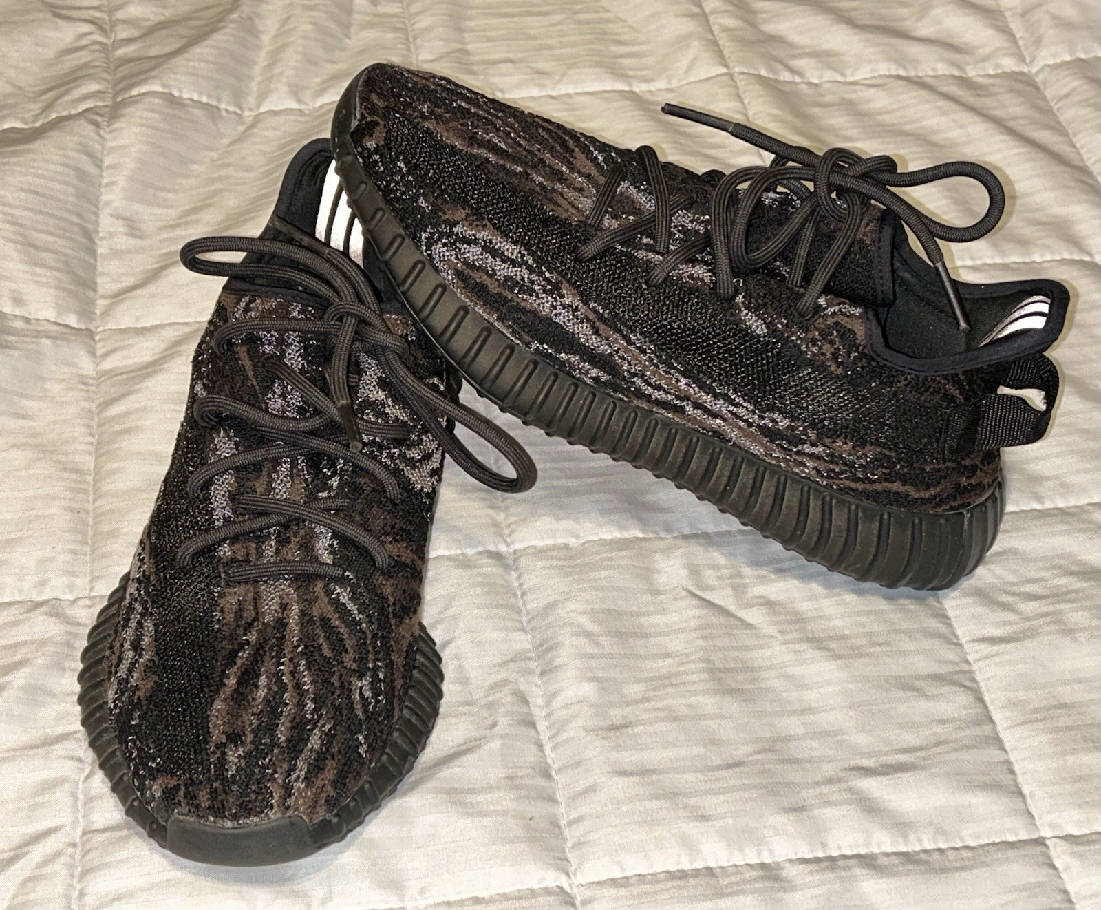 Adidas Yeezy YZY Boost 350 V2 ‘ MX Rock Shoes Black Brown Sneakers Size 8